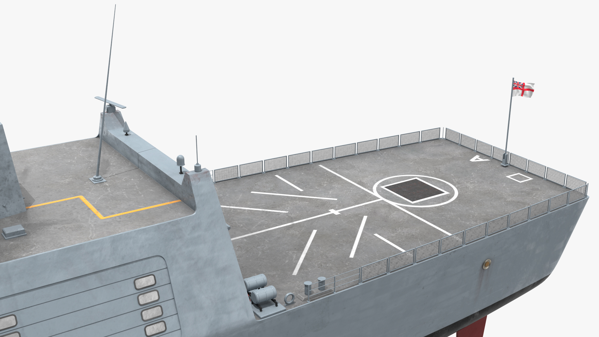 3D Royal Navy Type 45 Destroyer model