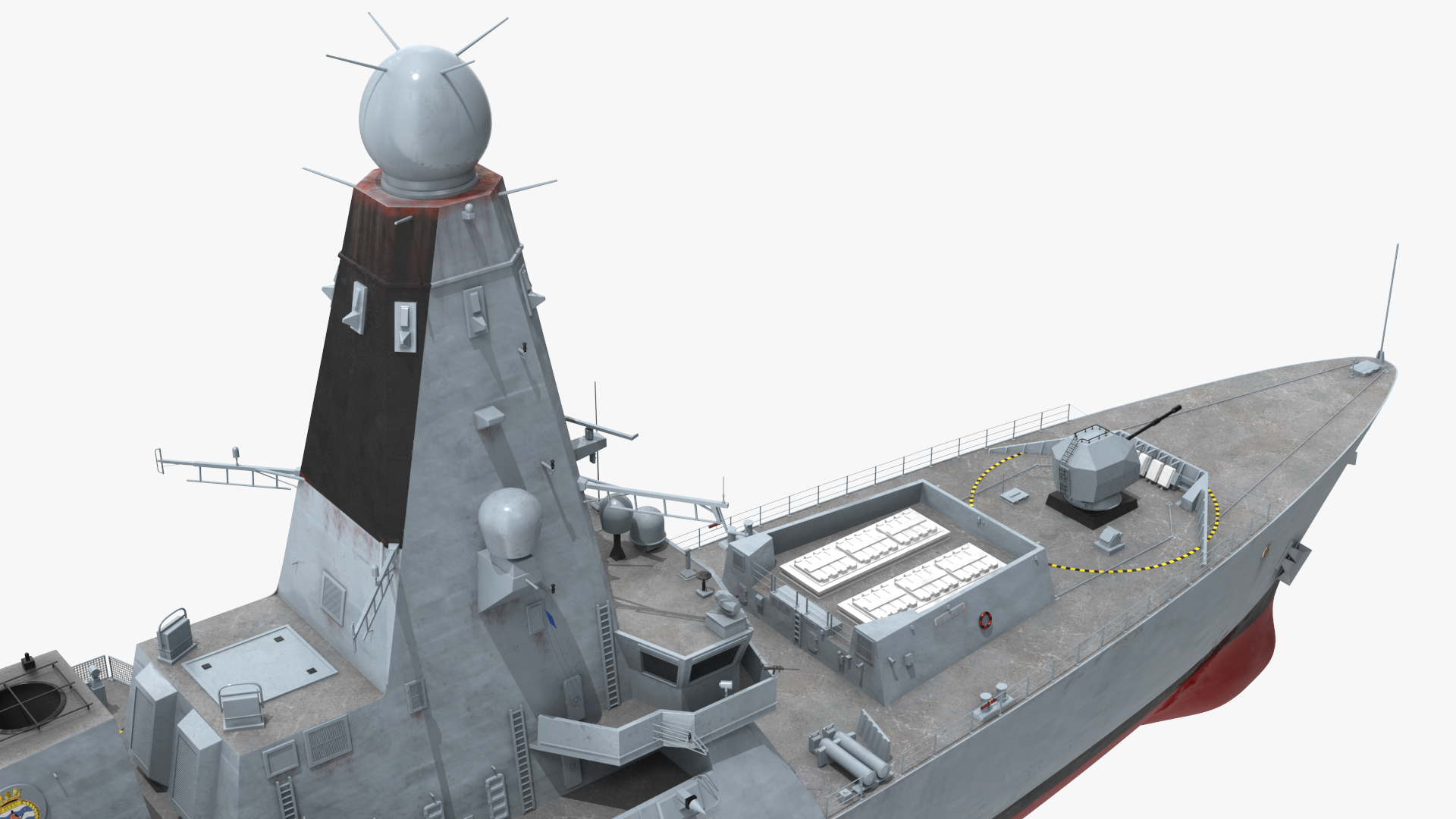3D Royal Navy Type 45 Destroyer model
