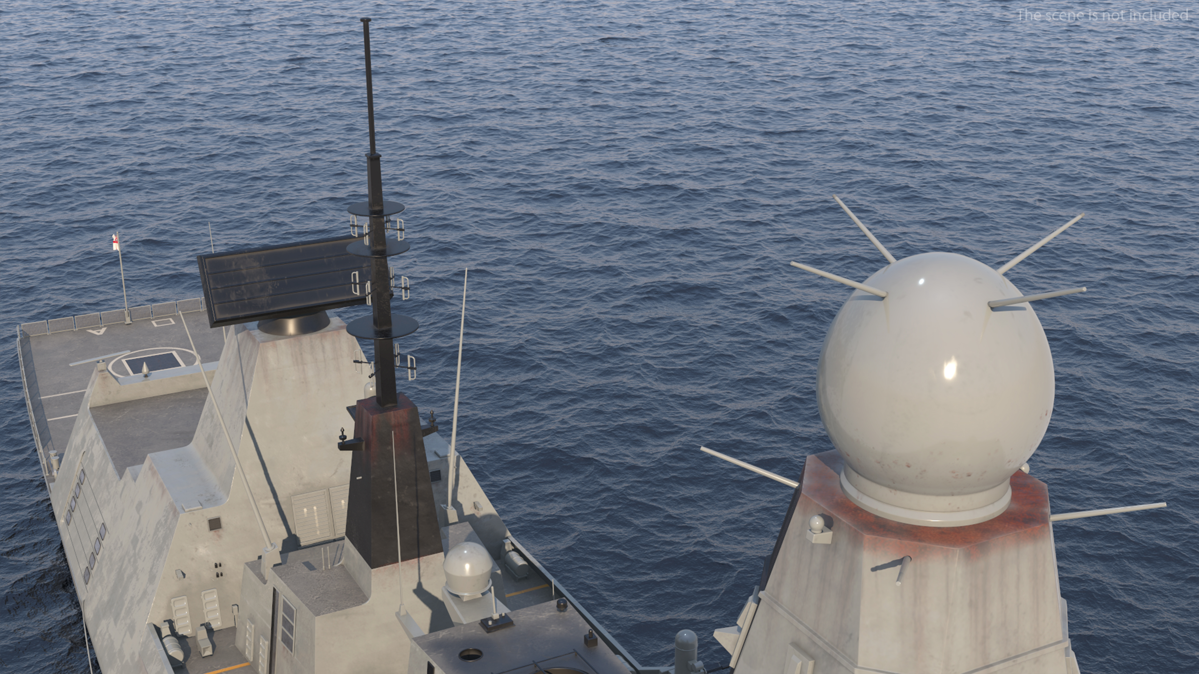 3D Royal Navy Type 45 Destroyer model