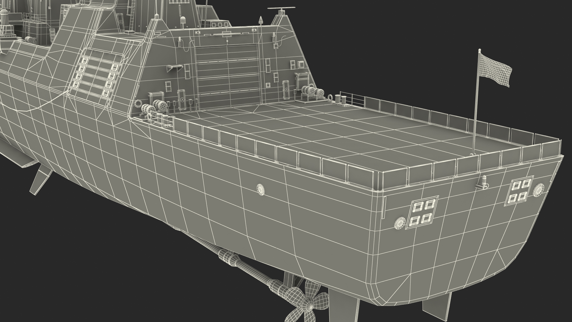 3D Royal Navy Type 45 Destroyer model