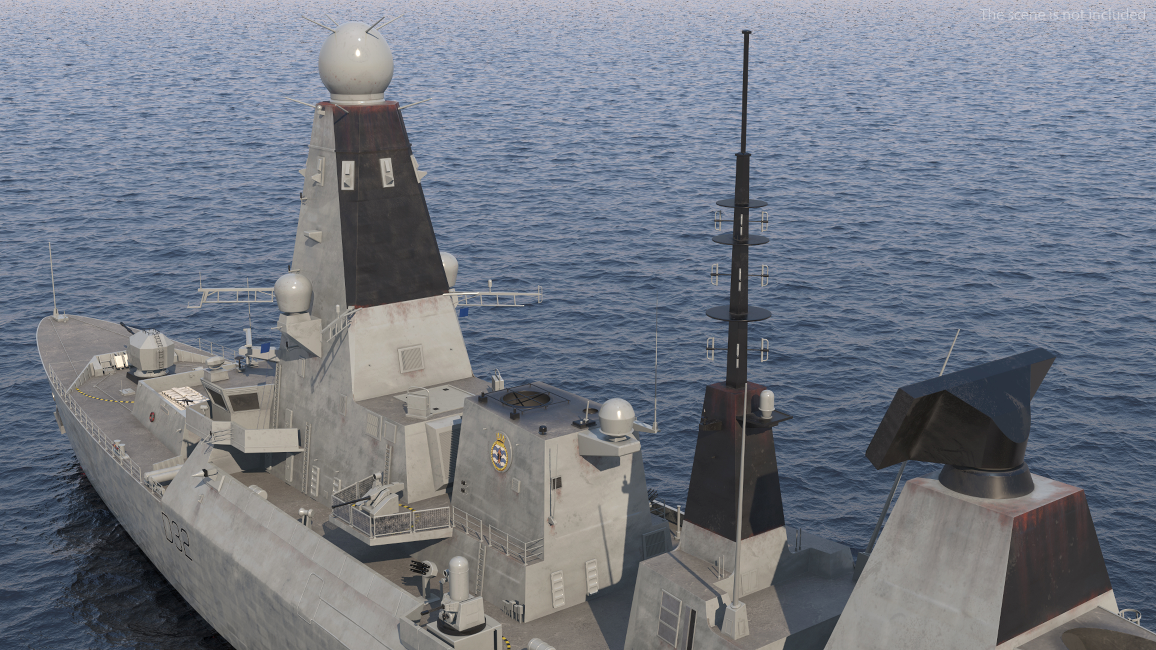 3D Royal Navy Type 45 Destroyer model