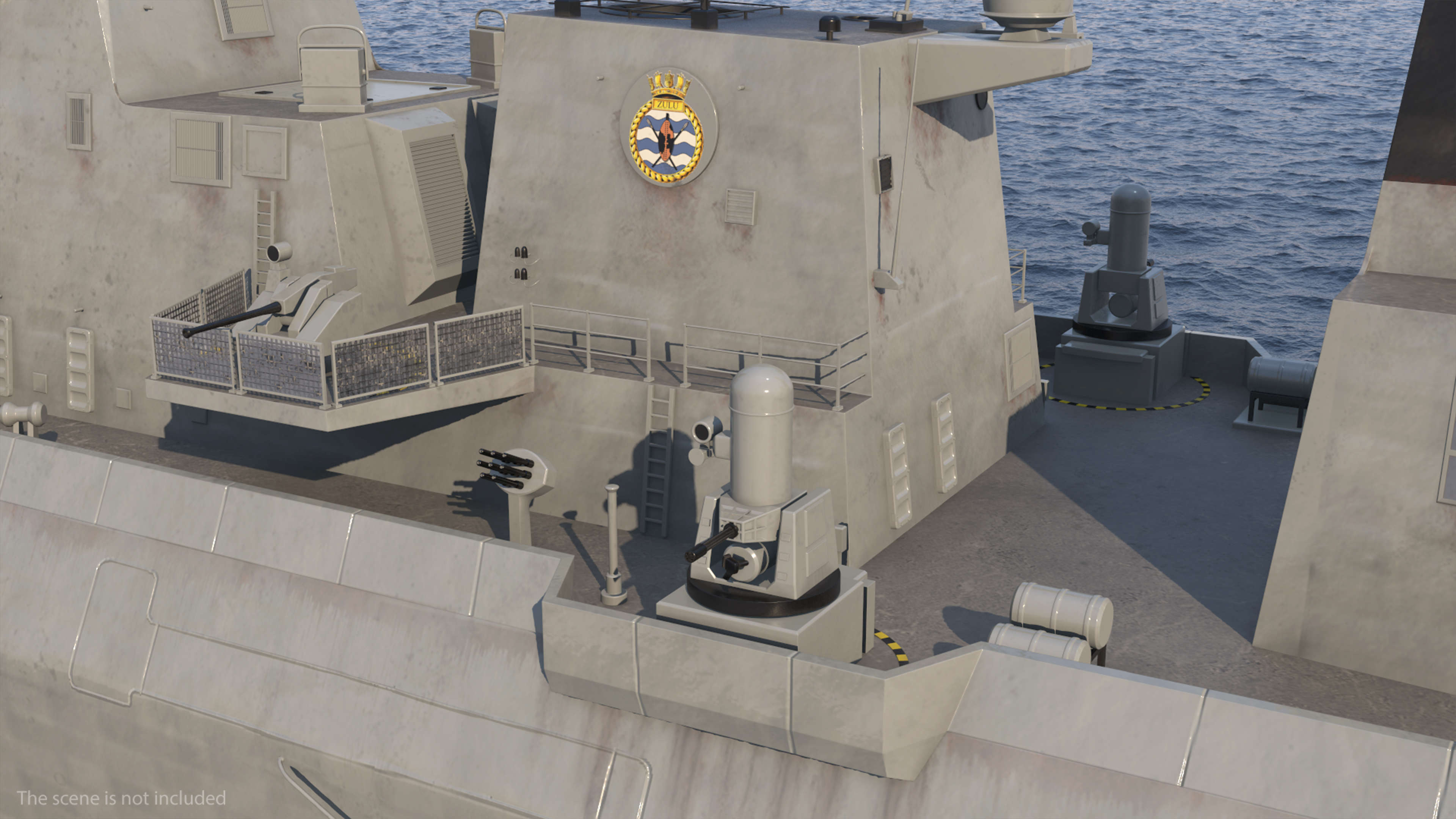 3D Royal Navy Type 45 Destroyer model
