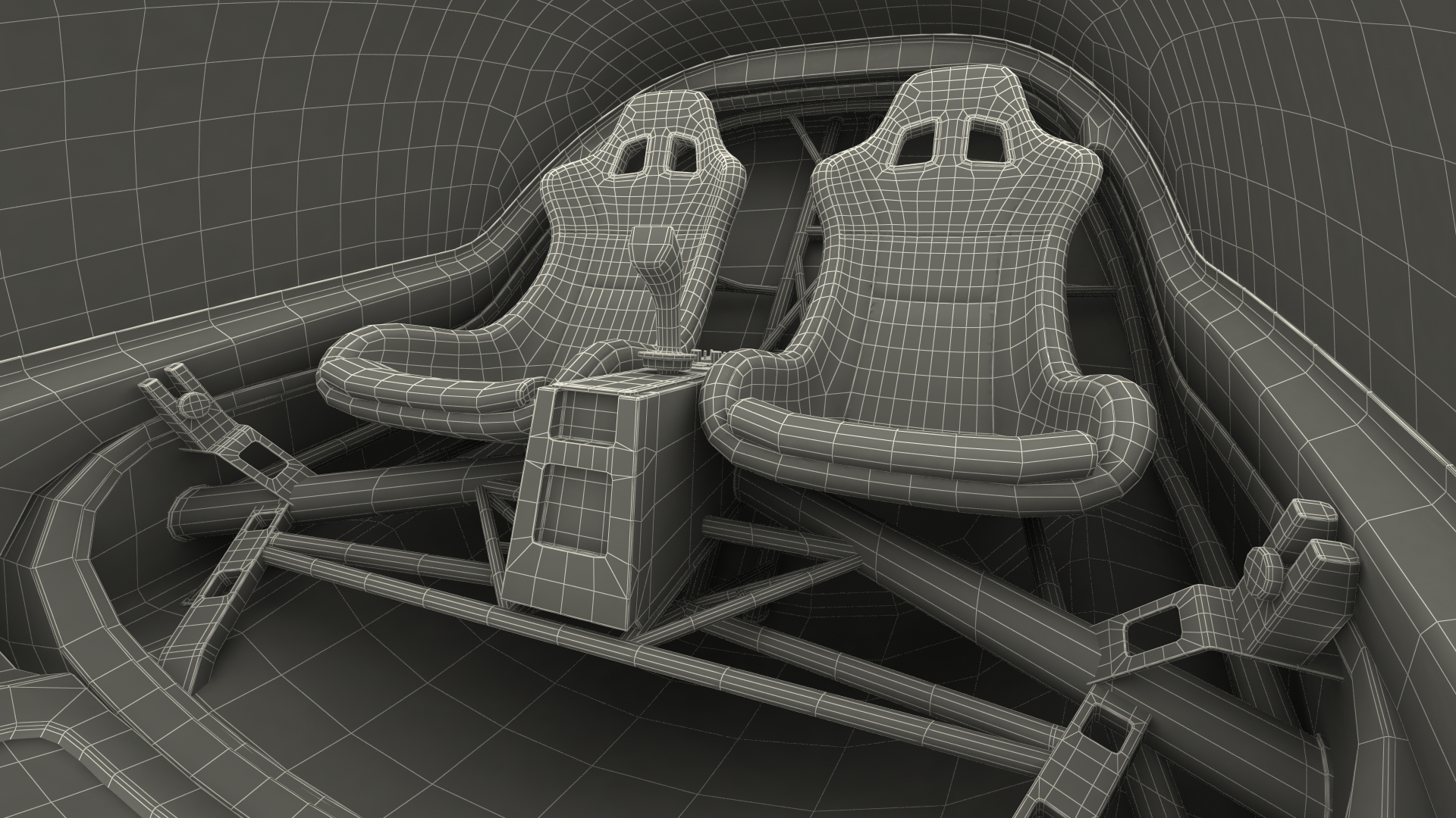 Two Seat Air Vehicle eVTOL Air One 3D model