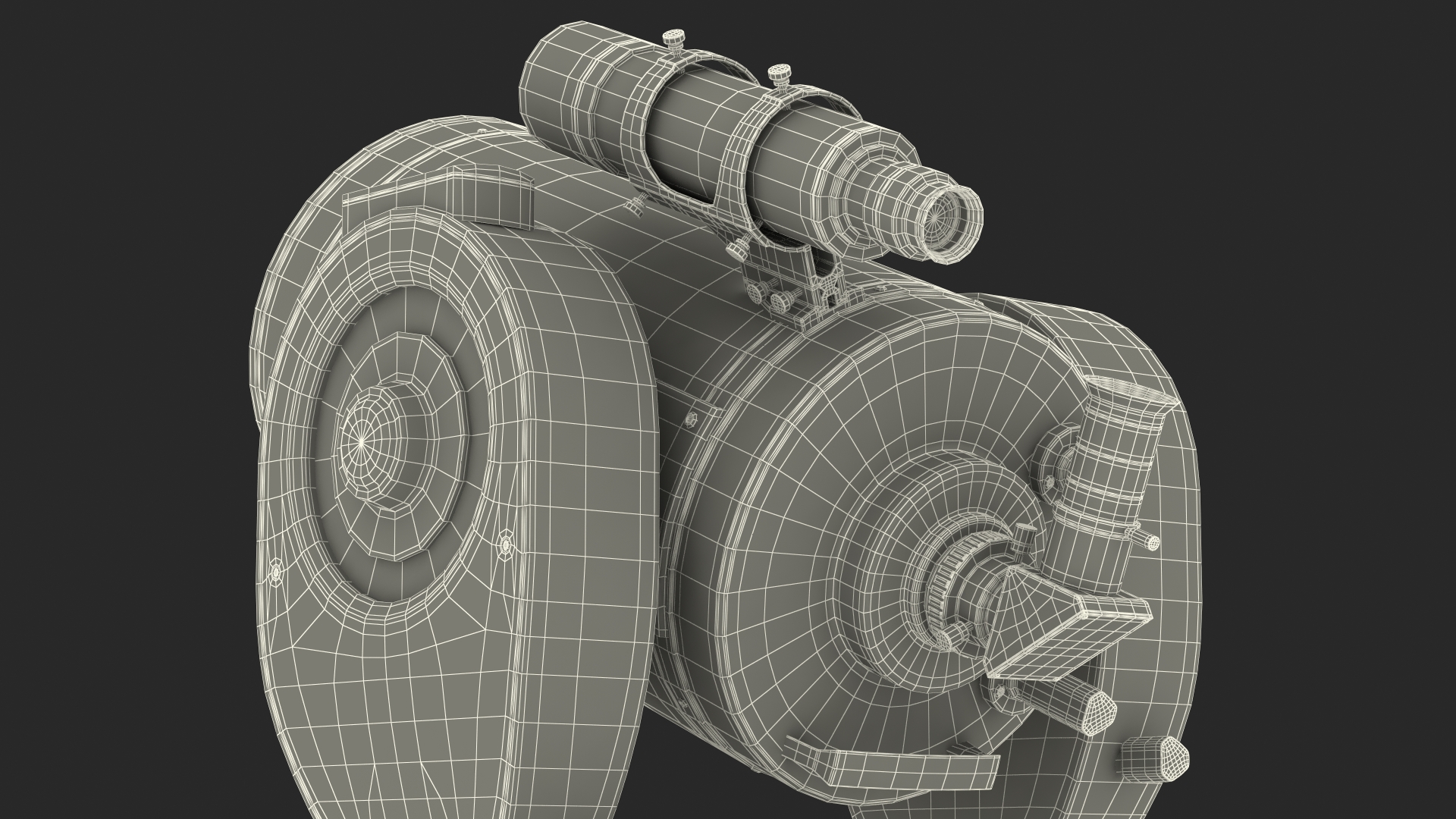 3D Meade LX200 8 Inch Telescope model