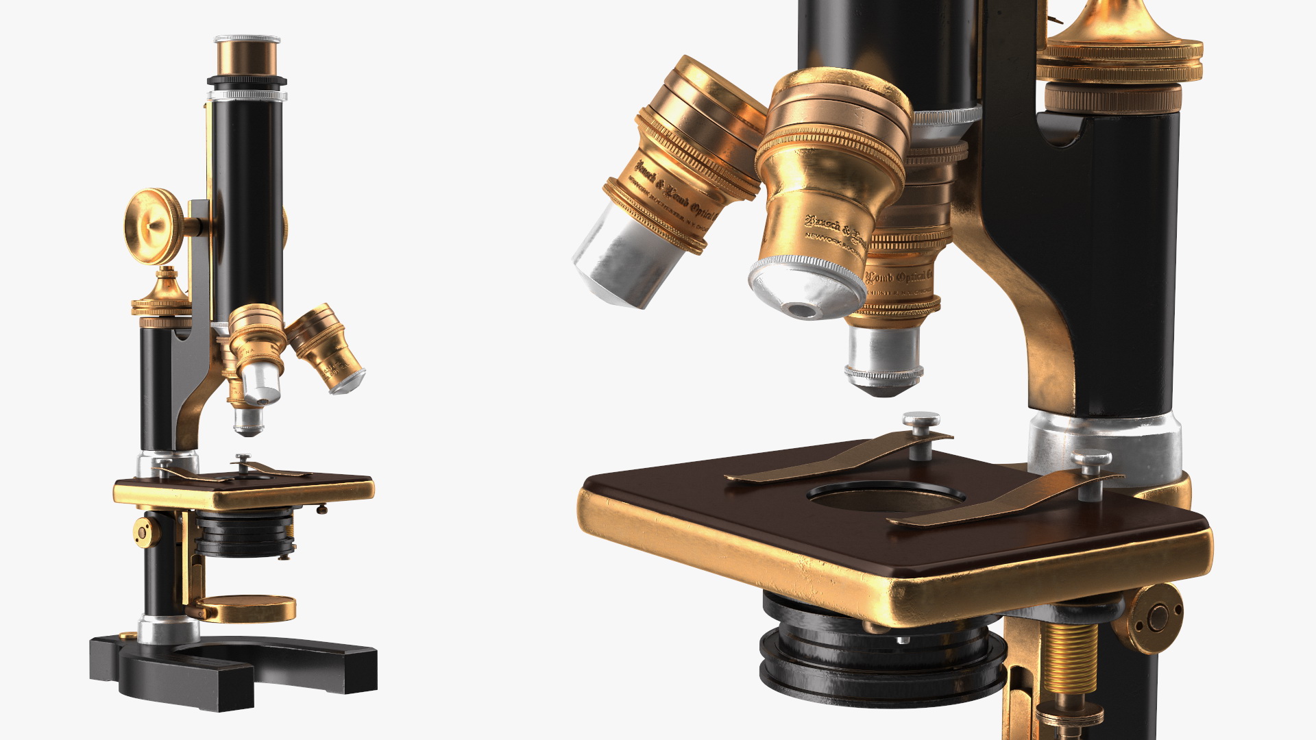 Vintage Table with Bull Horns 3D model