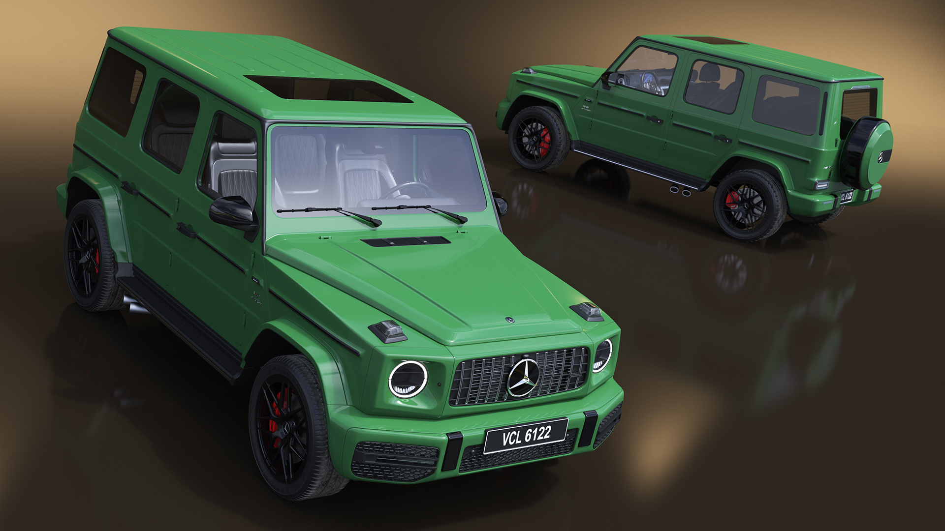 Mercedes-Benz G63 AMG Green 3D