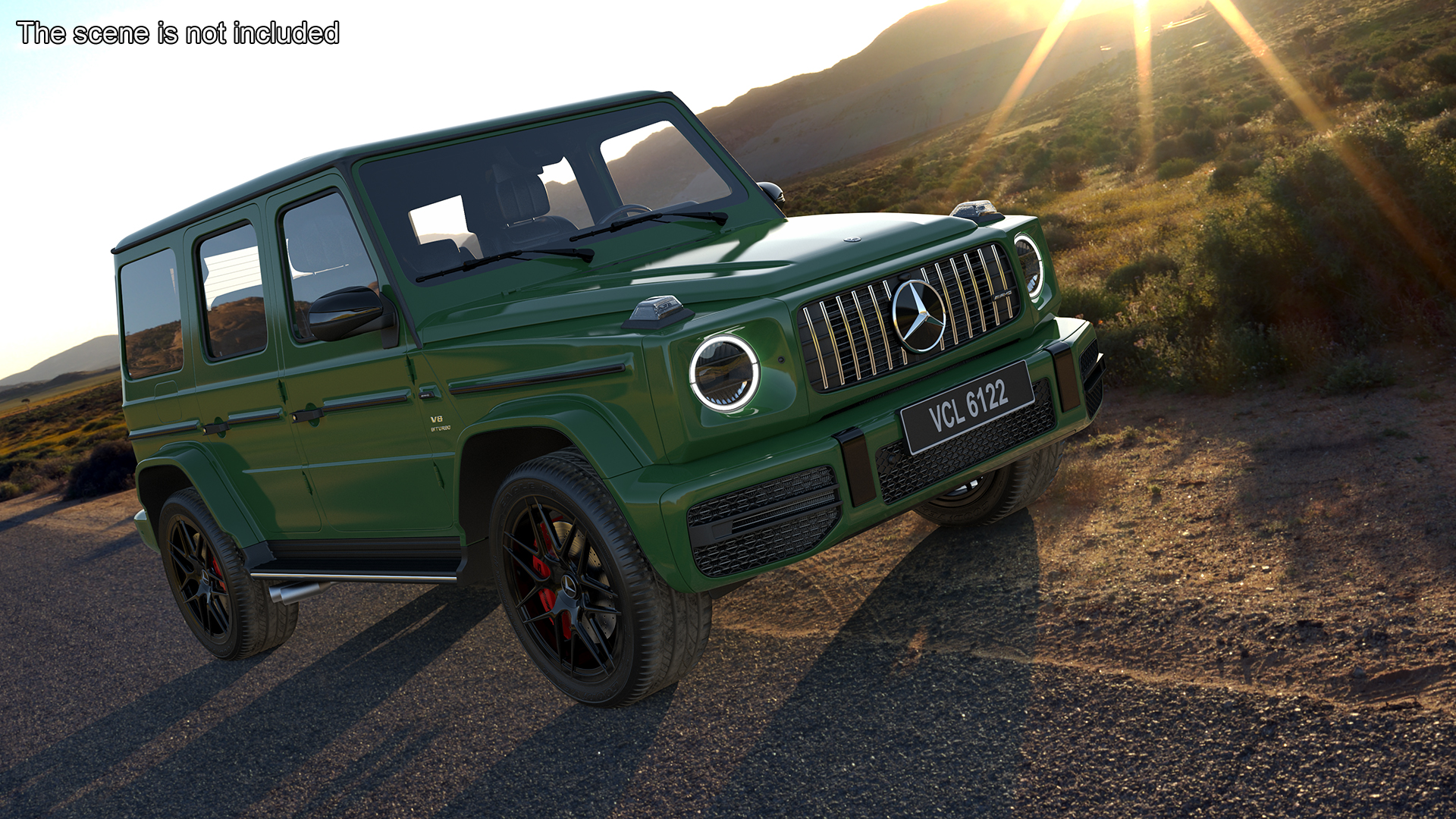 Mercedes-Benz G63 AMG Green 3D