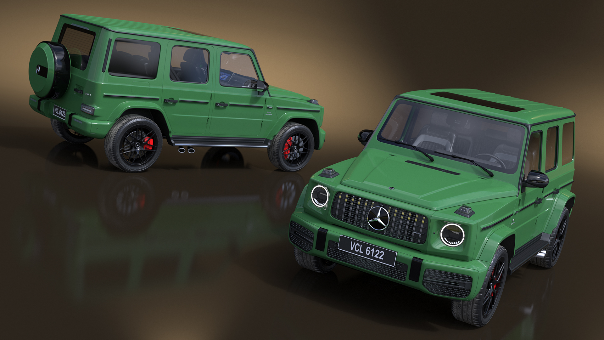 Mercedes-Benz G63 AMG Green 3D