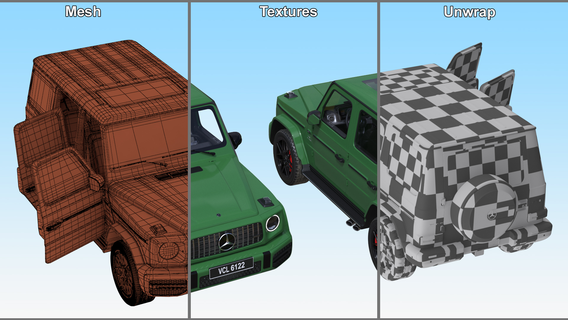 Mercedes-Benz G63 AMG Green 3D