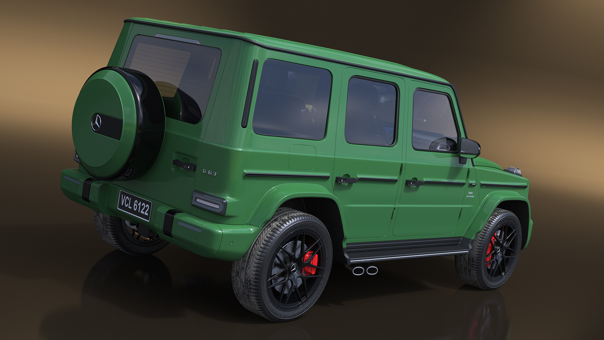 Mercedes-Benz G63 AMG Green 3D