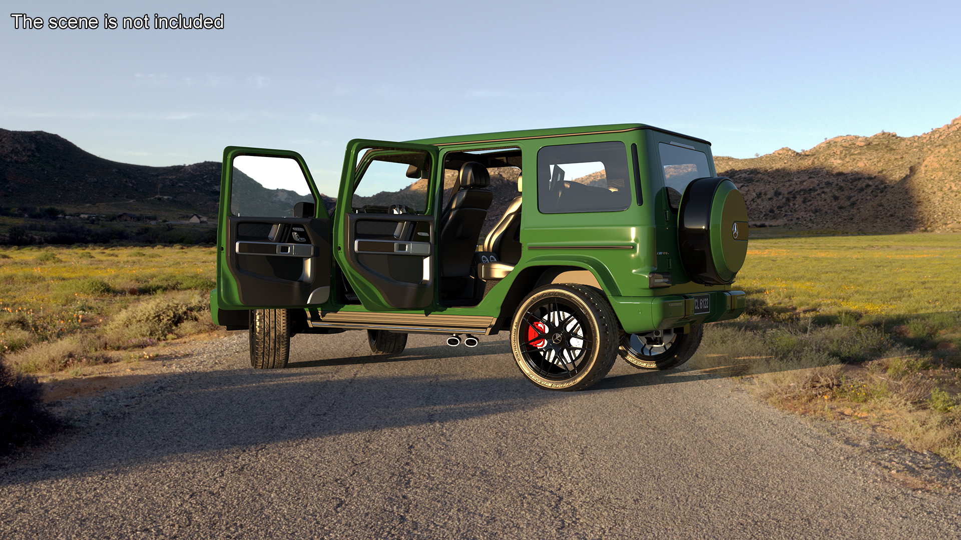 Mercedes-Benz G63 AMG Green 3D
