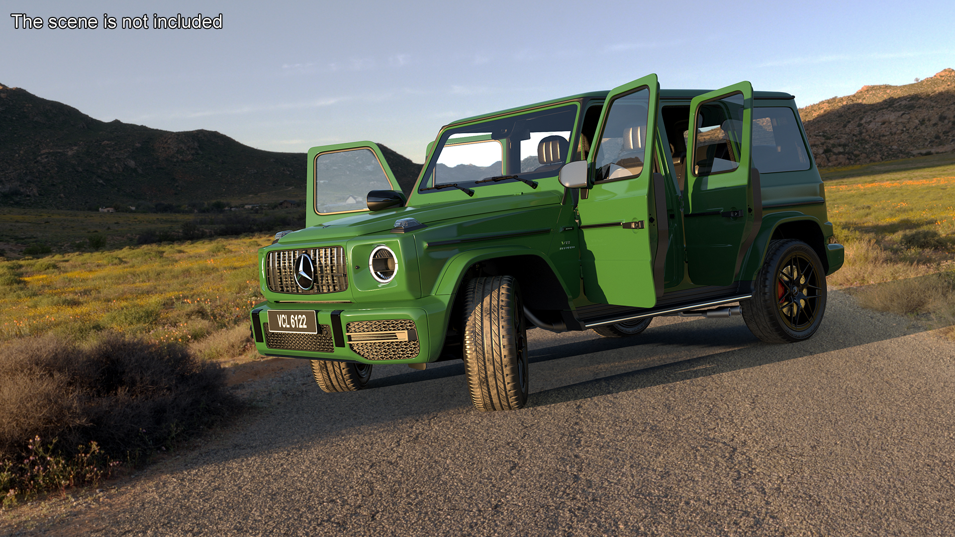 Mercedes-Benz G63 AMG Green 3D