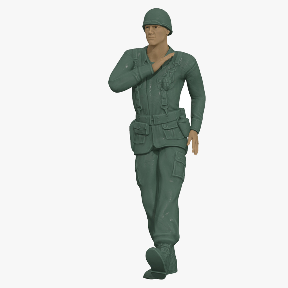 Toy Soldier Rigged for Cinema 4D 3D