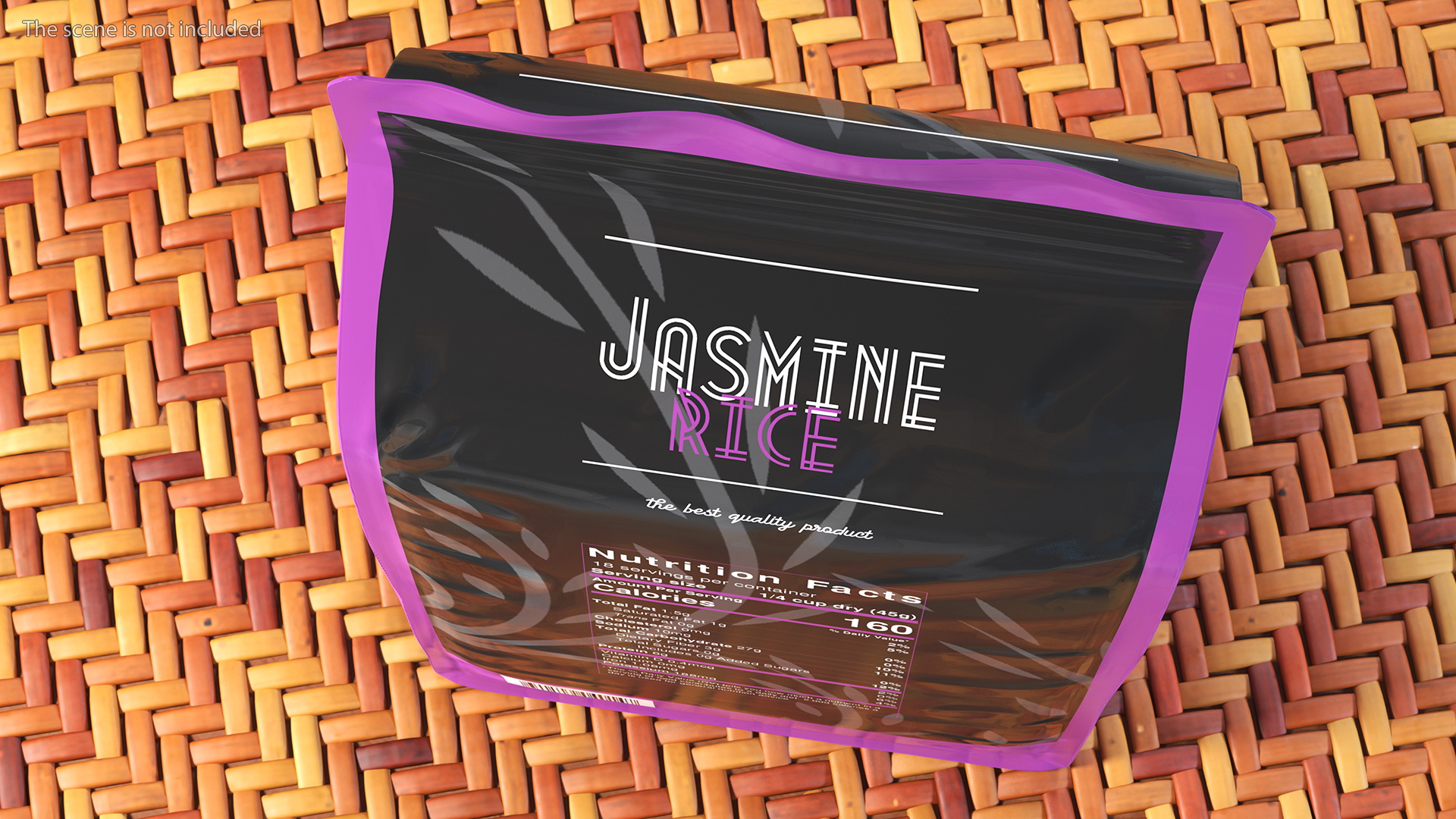 3D model Jasmine Rice Package