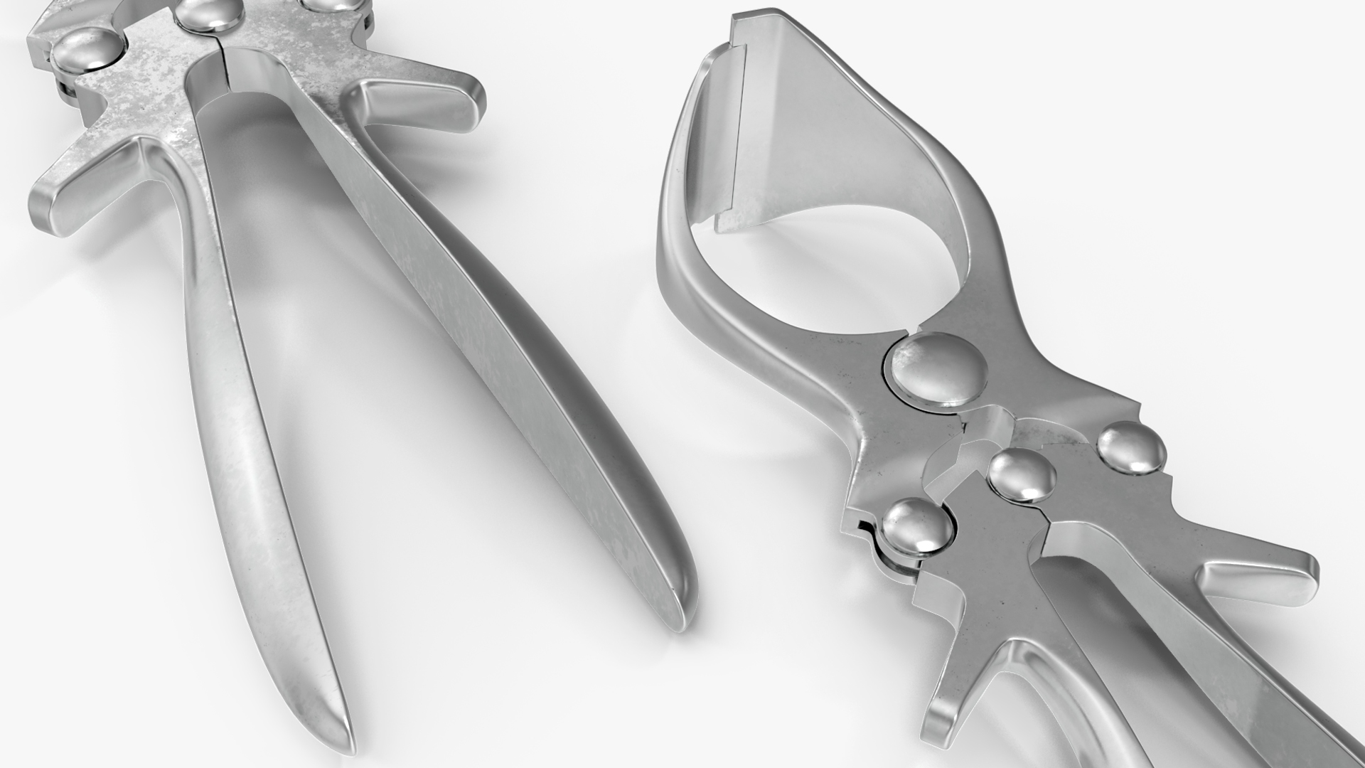 3D Veterinary Burdizzo Castration Tongs