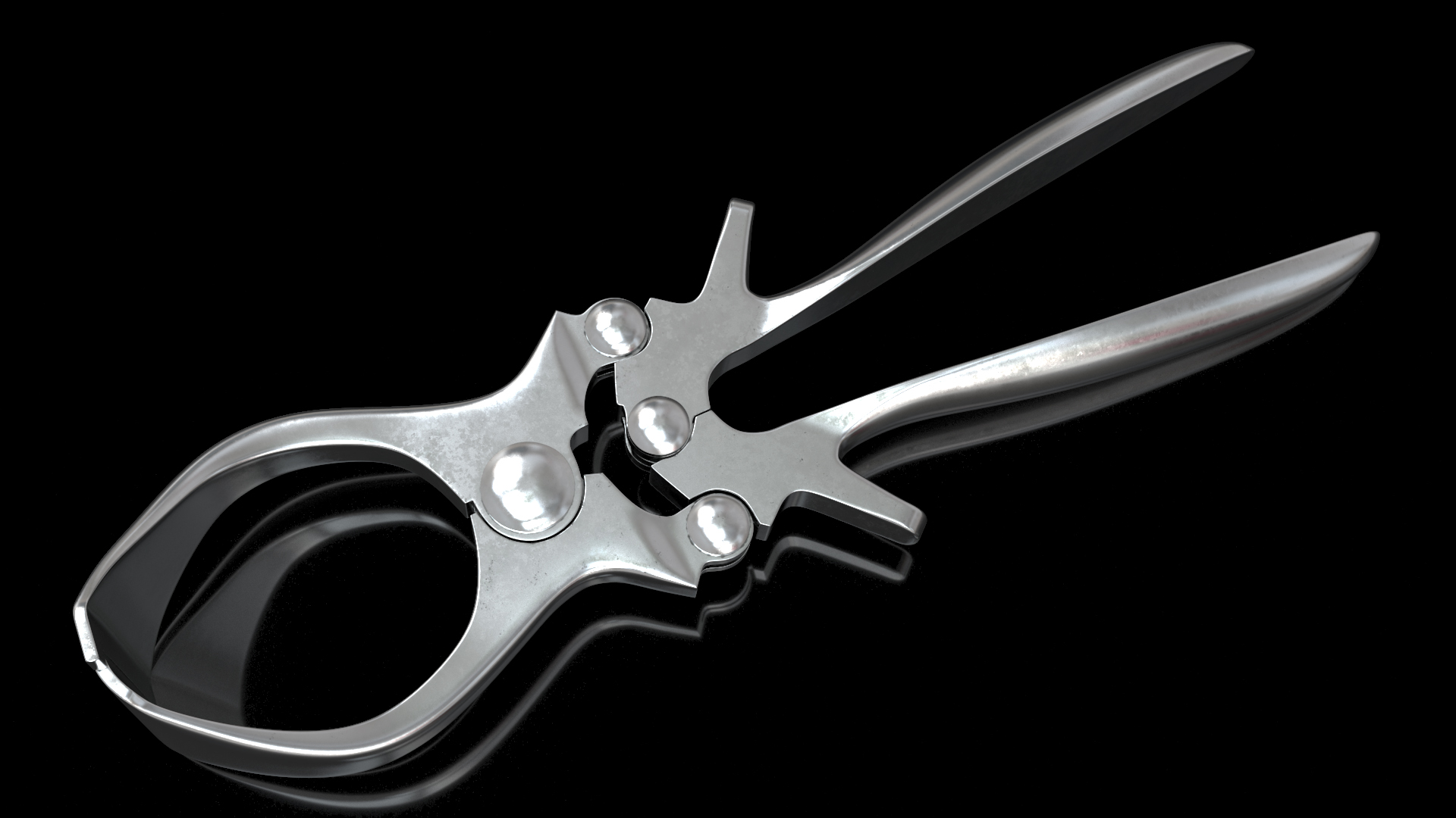 3D Veterinary Burdizzo Castration Tongs