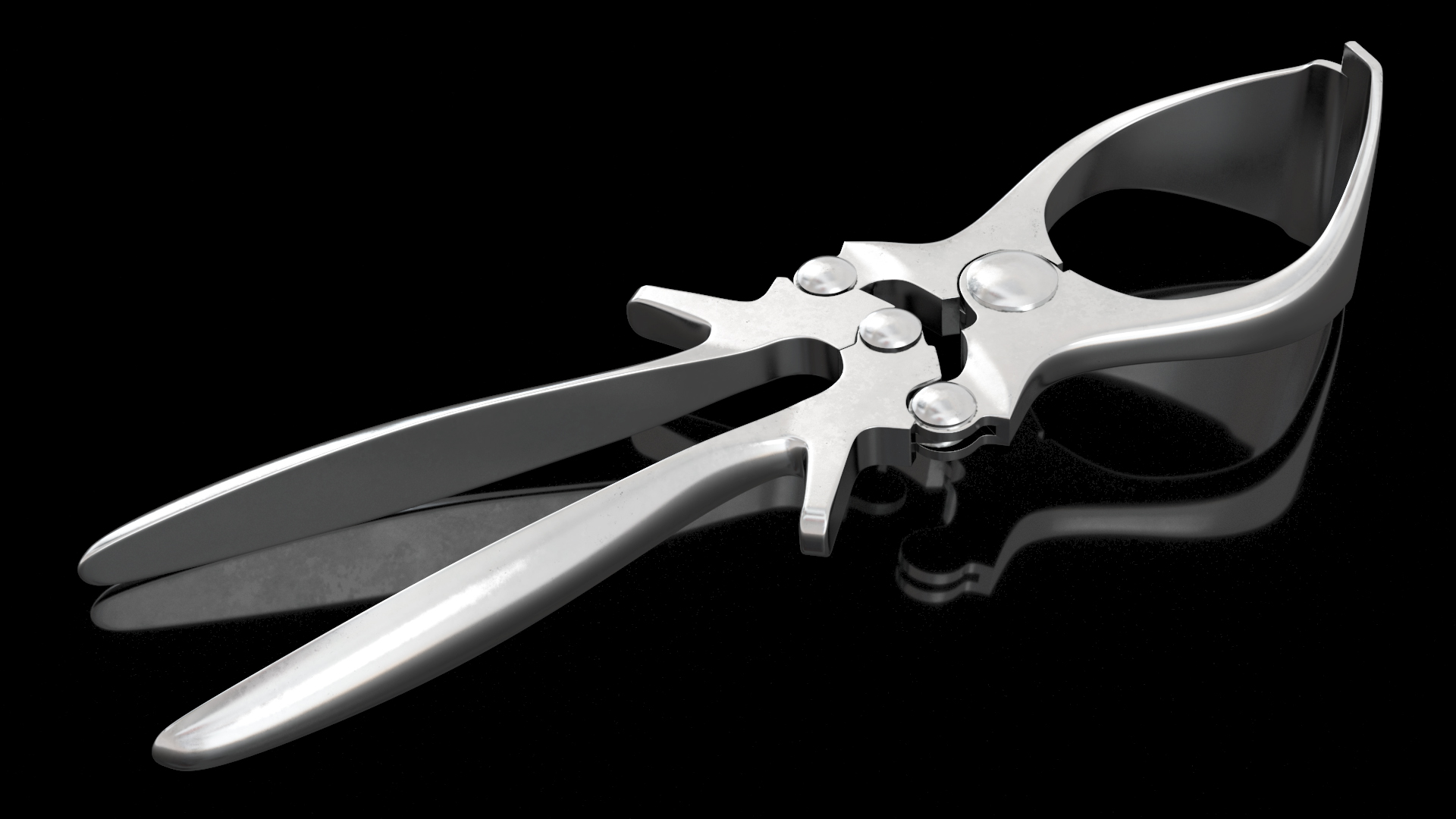 3D Veterinary Burdizzo Castration Tongs