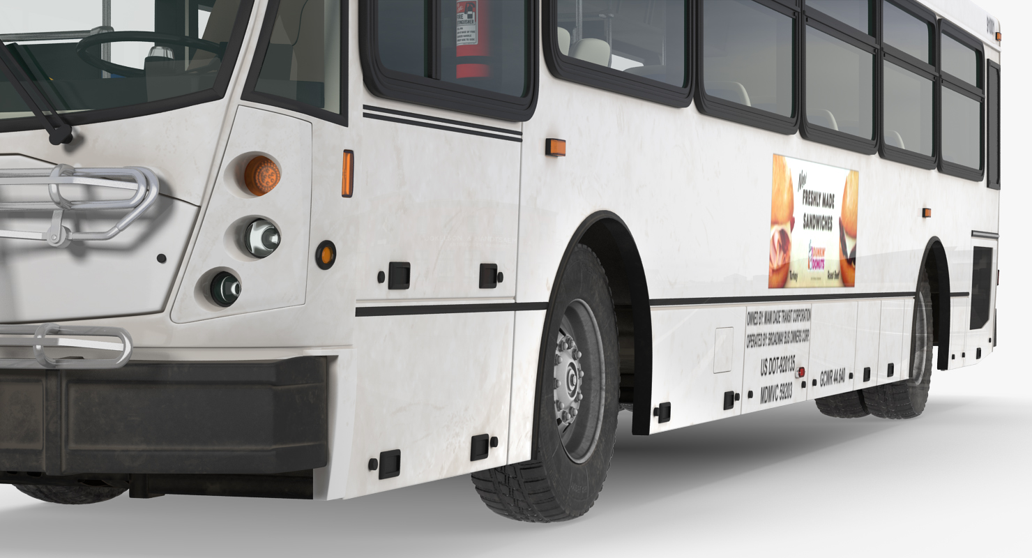 3D Bus Nabi Model 416 model