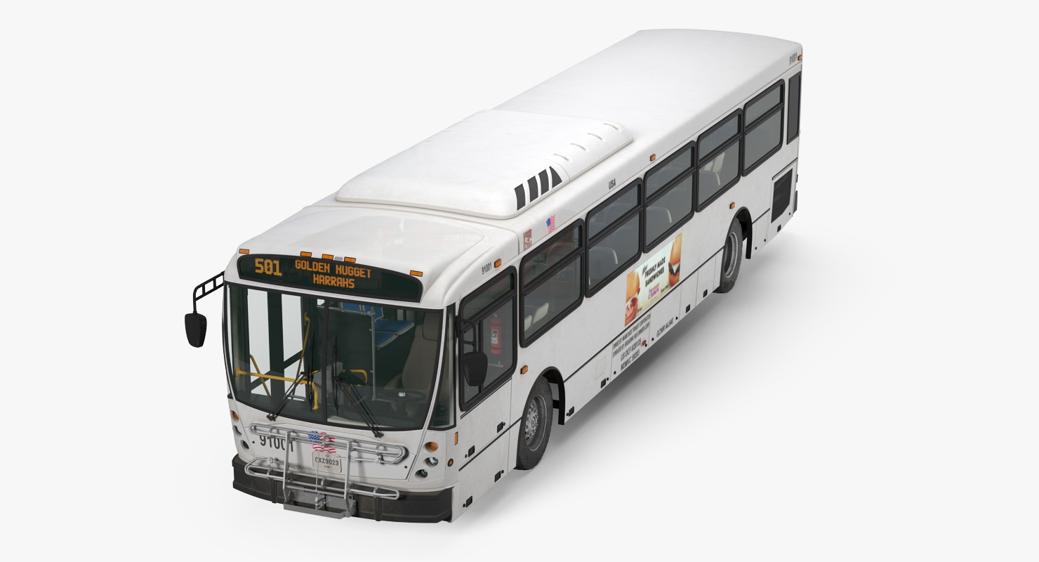 3D Bus Nabi Model 416 model