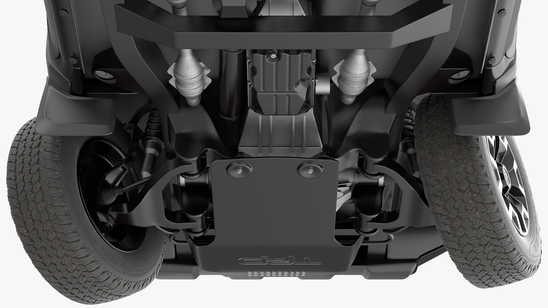 Toyota Tacoma TRD Off Road Black 2021 Rigged 3D model