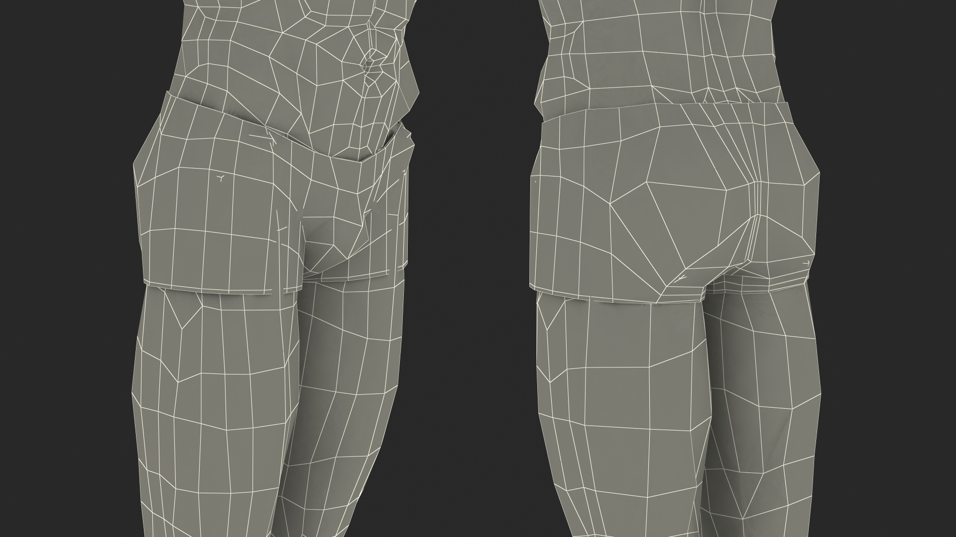 Man in Swimwear T-Pose 3D