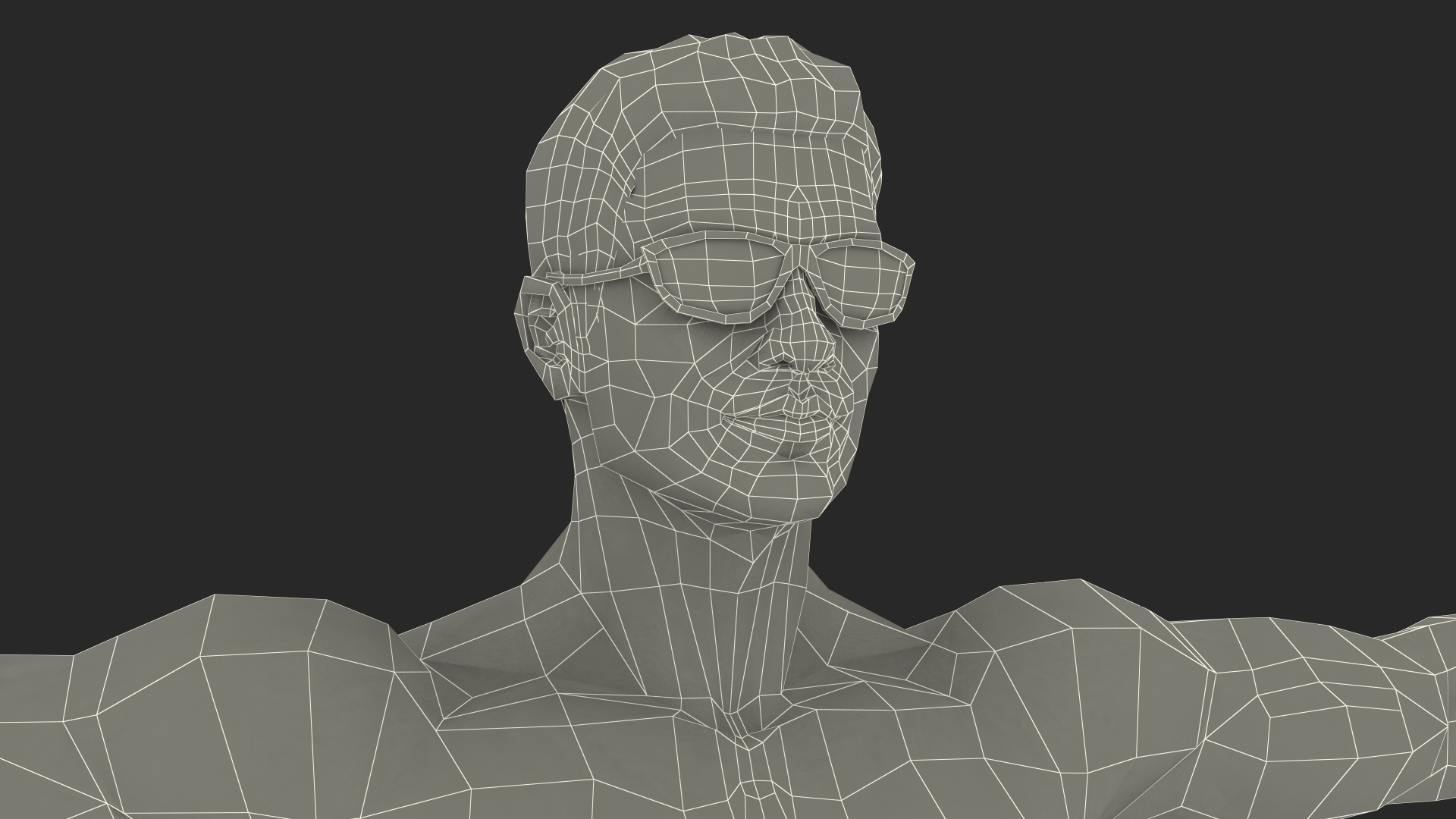 Man in Swimwear T-Pose 3D