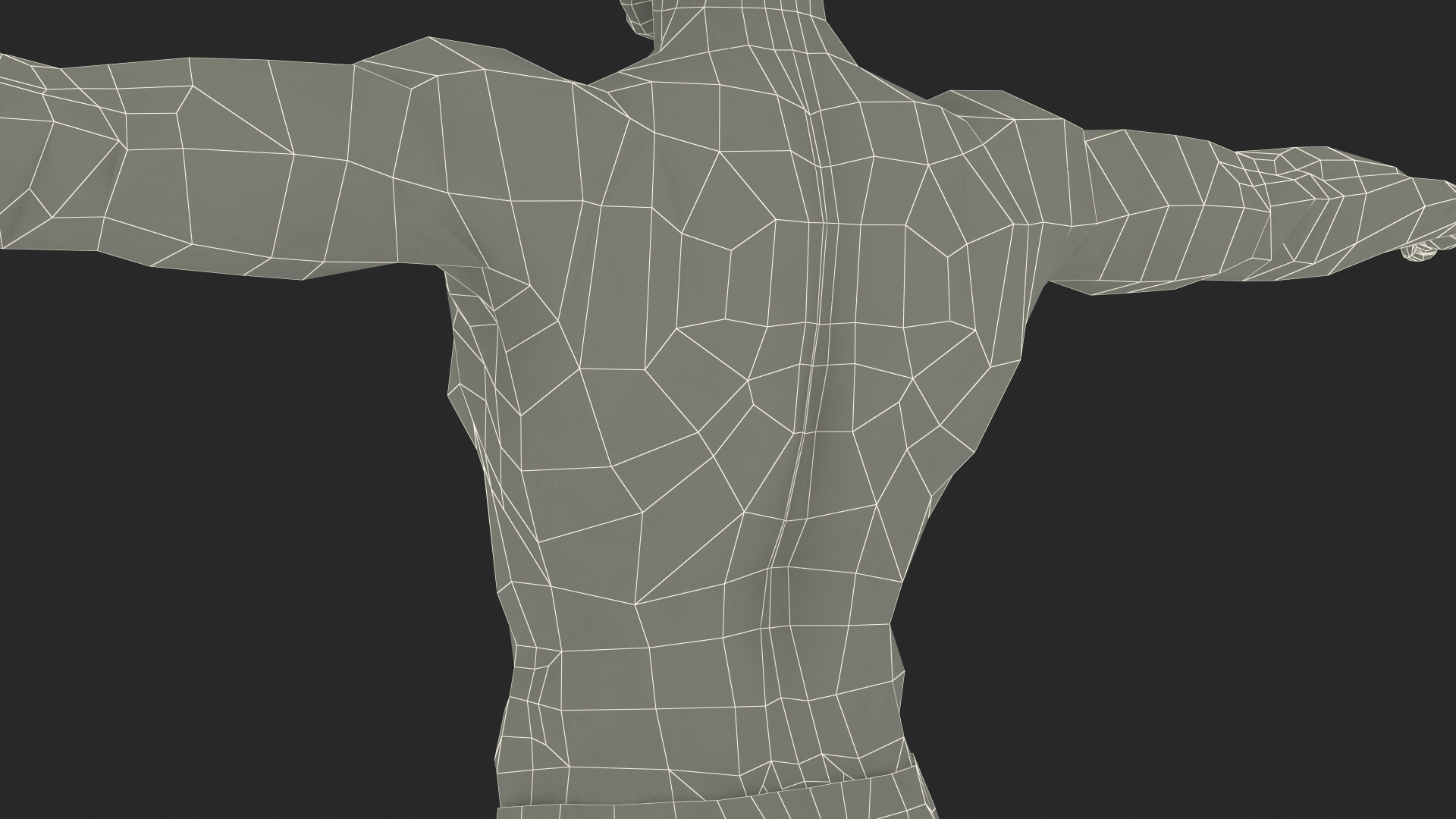Man in Swimwear T-Pose 3D