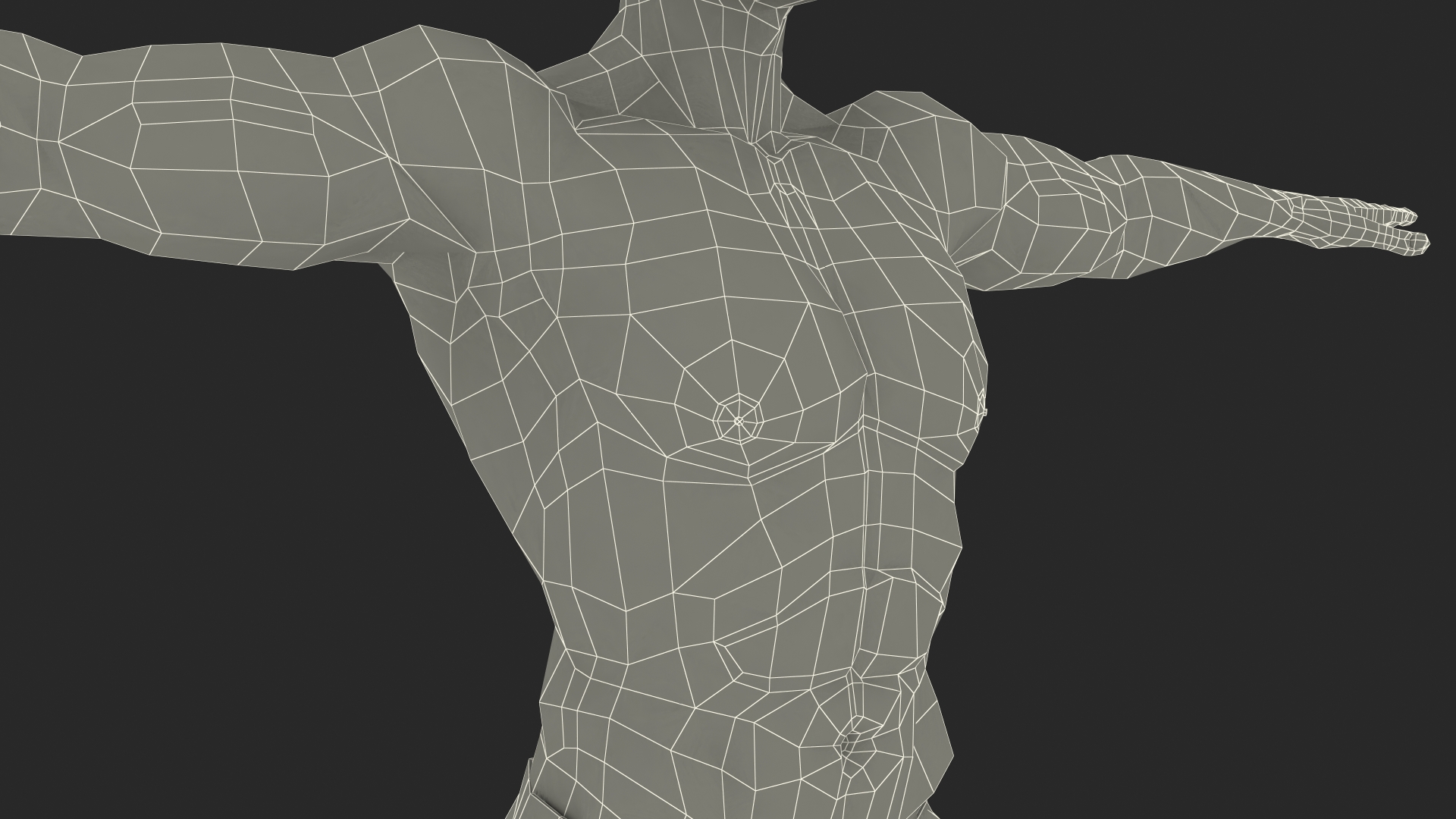 Man in Swimwear T-Pose 3D