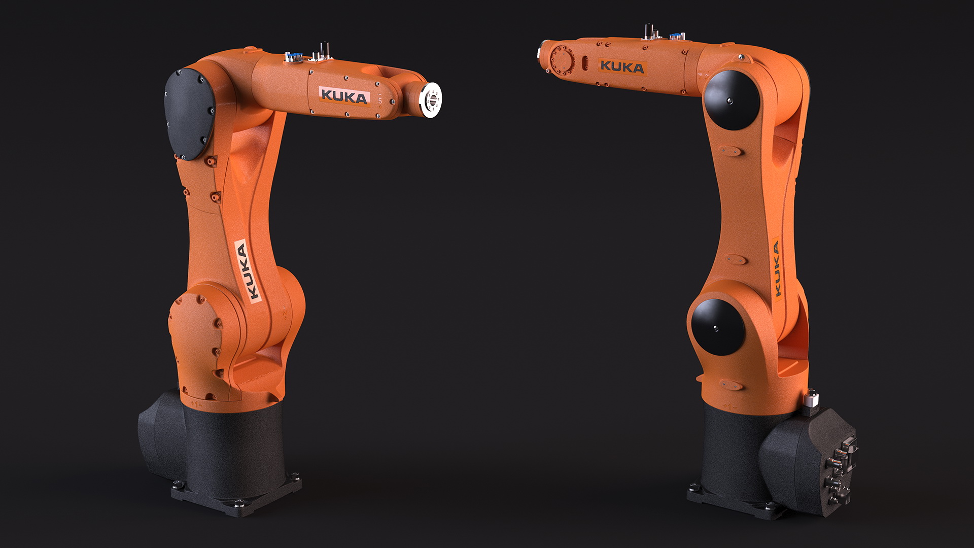 3D Compact Robot Arm Kuka KR 6 R900 Rigged for Cinema 4D model