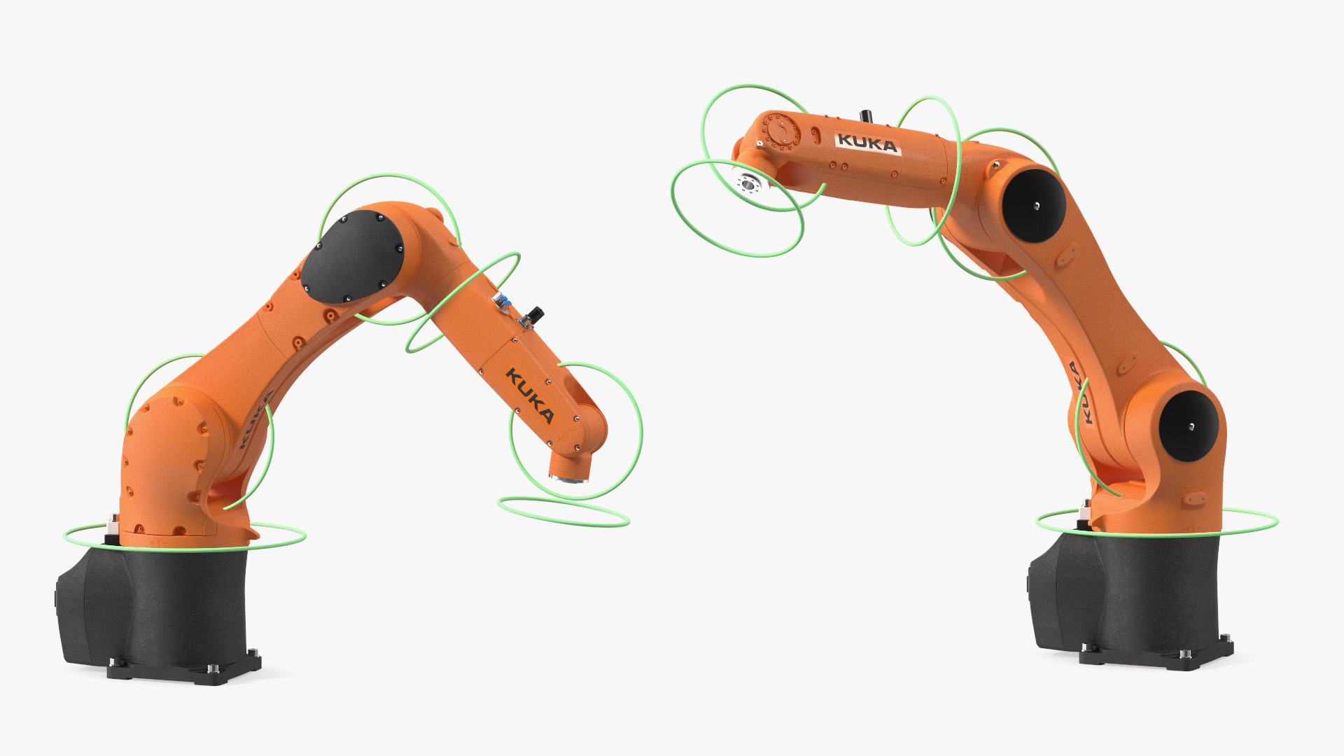 3D Compact Robot Arm Kuka KR 6 R900 Rigged for Cinema 4D model