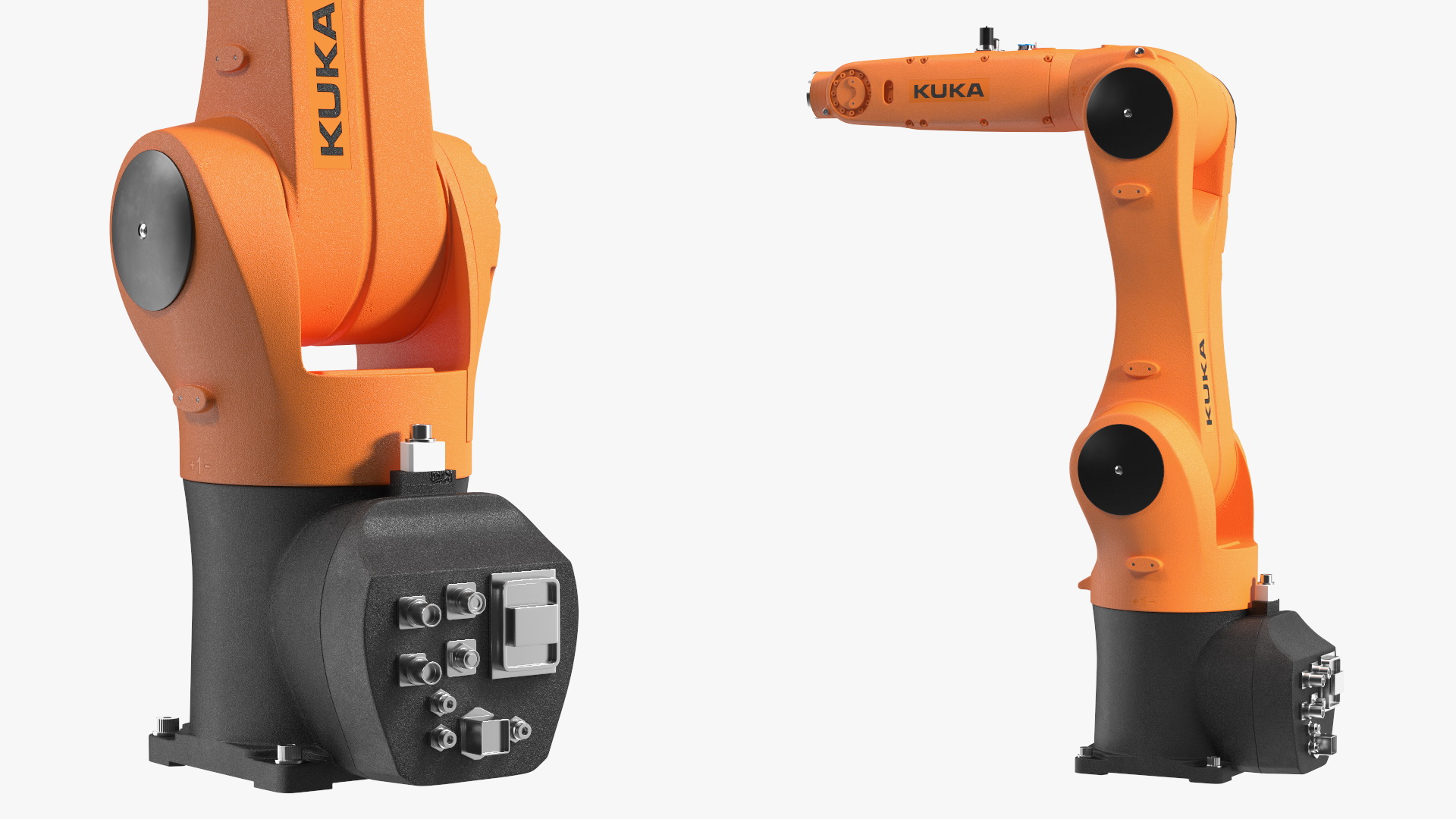 3D Compact Robot Arm Kuka KR 6 R900 Rigged for Cinema 4D model