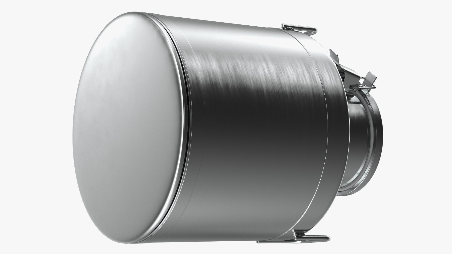 3D Milk Can Stainless Steel 10 Liter model