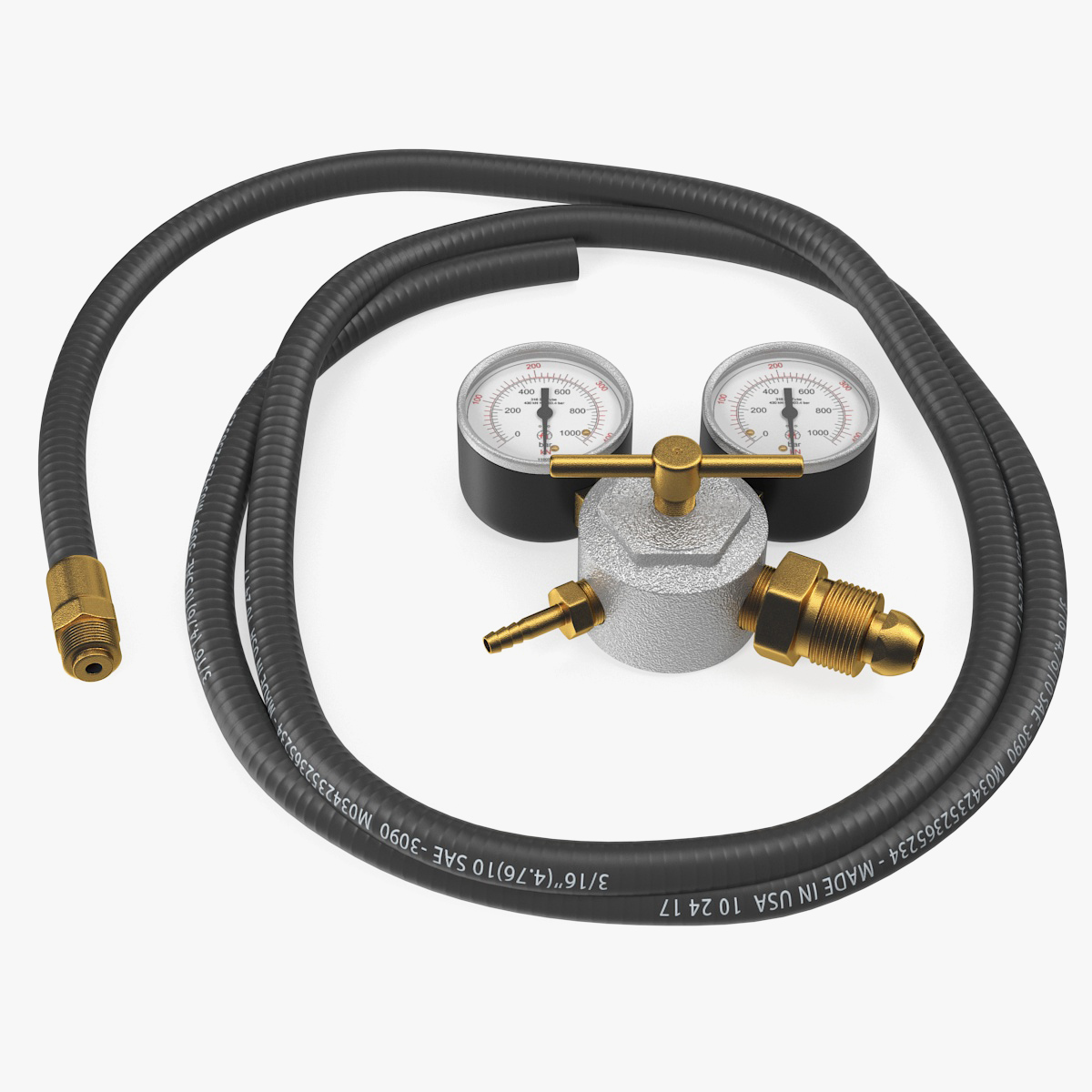 Argon Pressure Regulator with Gas Hose
