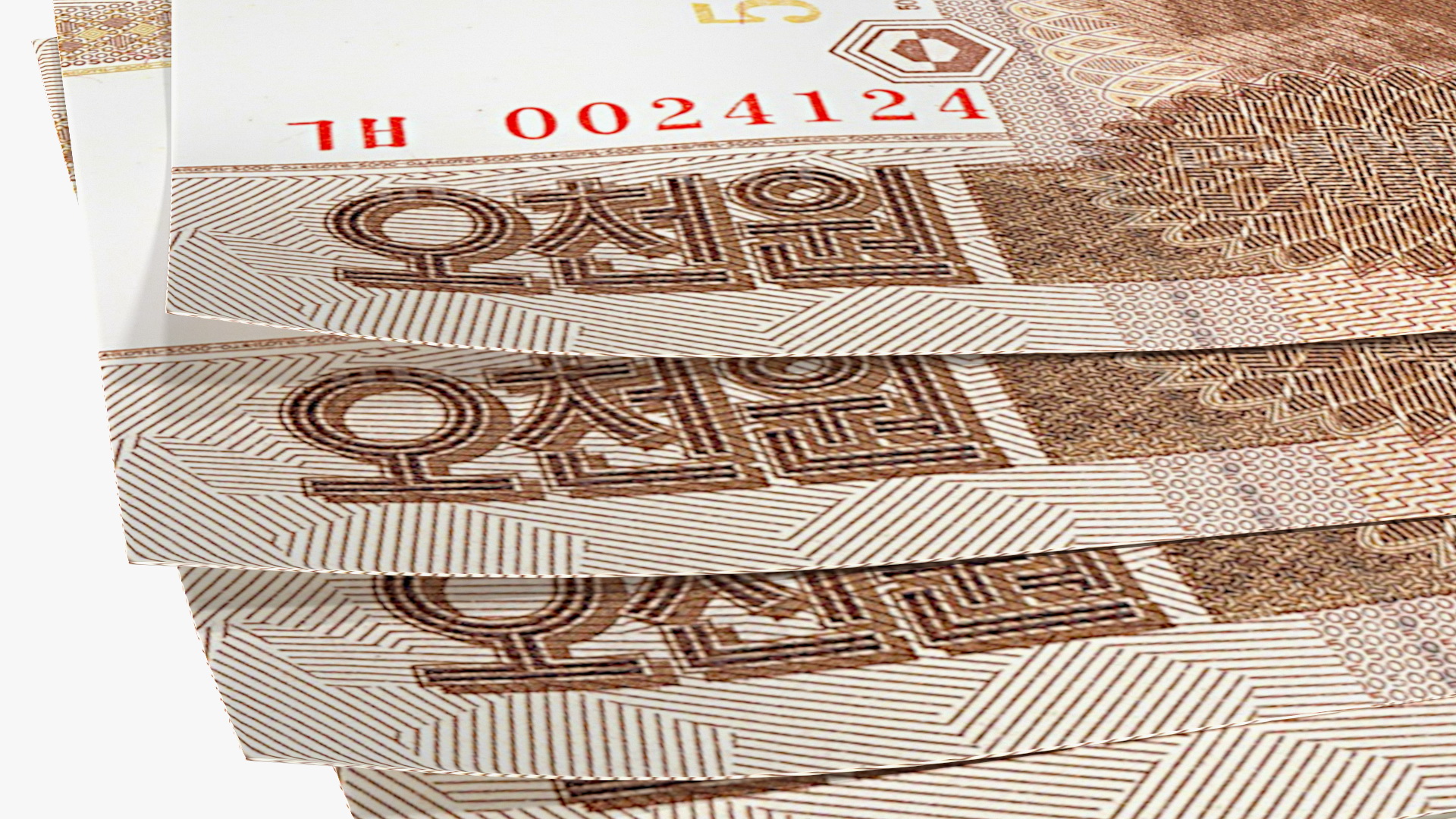 Fan of North Korea 5000 Won 2013 Banknotes 3D