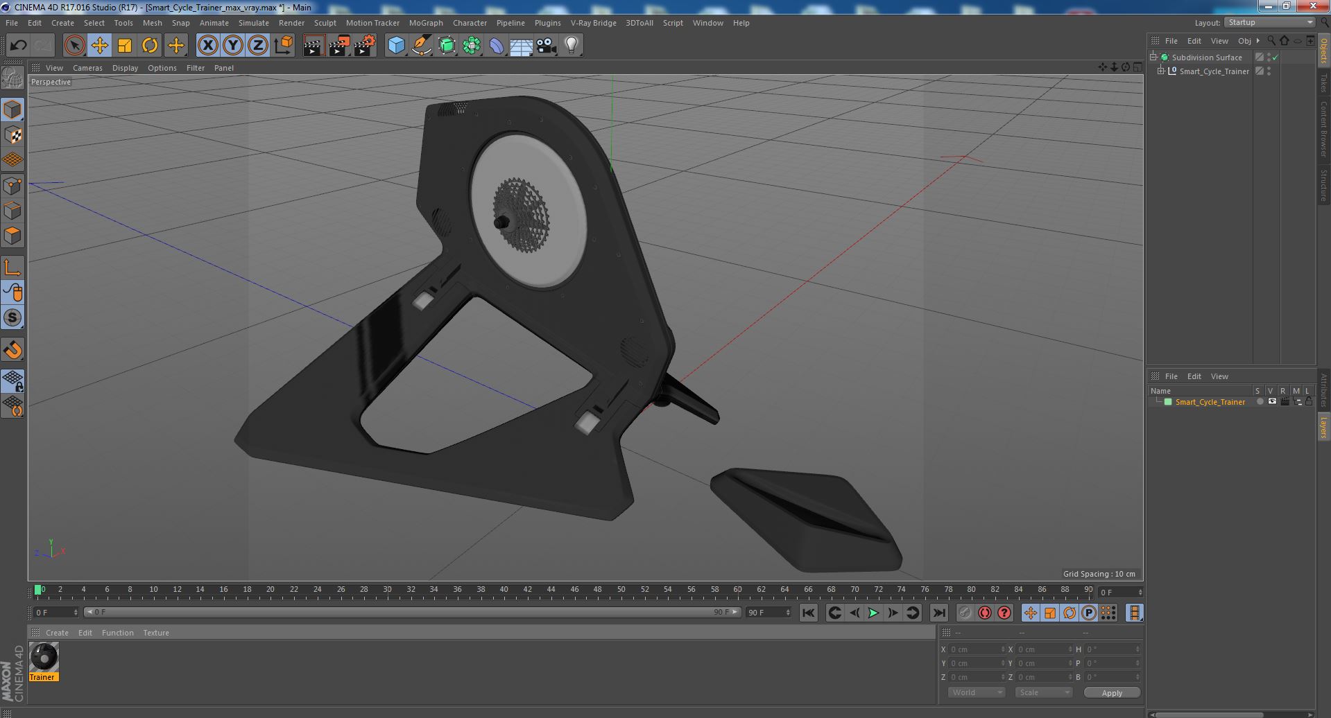 Smart Cycle Trainer 3D model