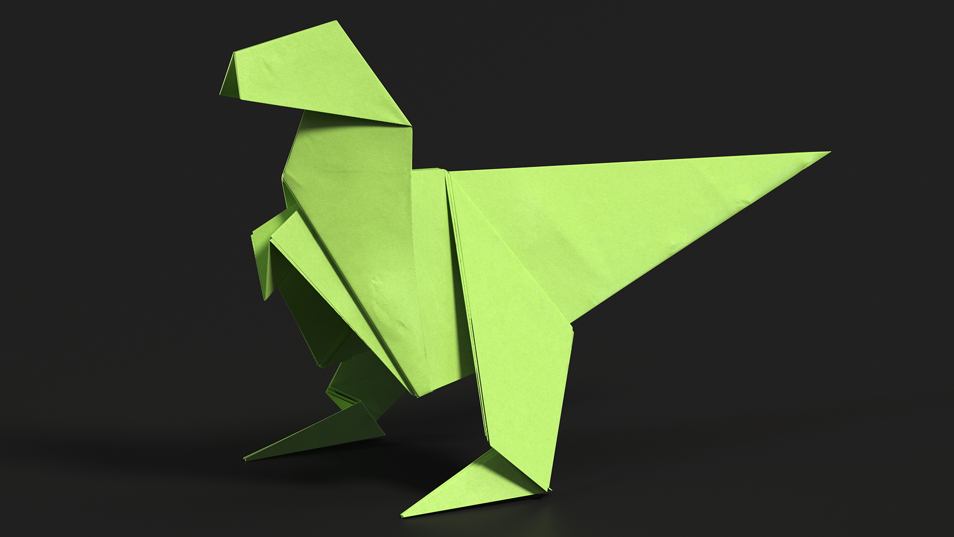 Paper Dinosaur Origami 3D