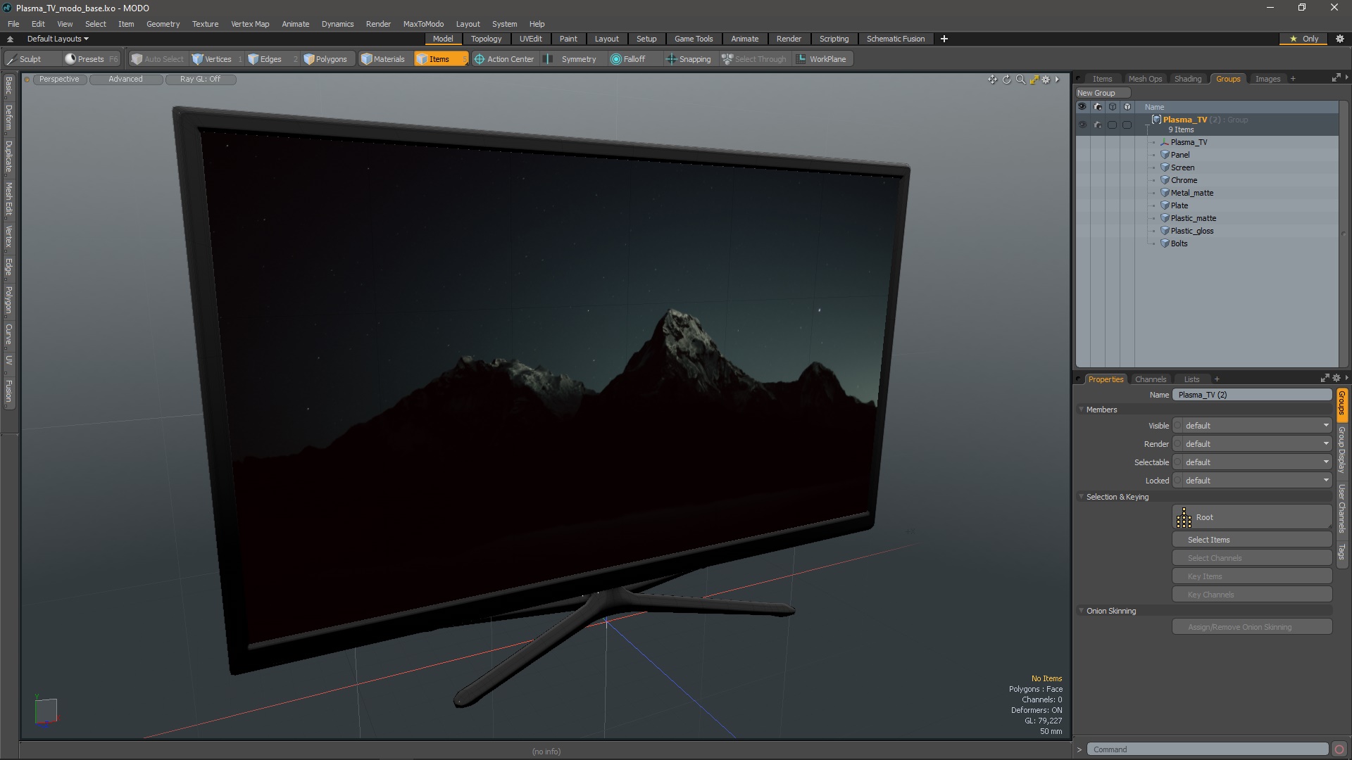 Plasma TV 3D model
