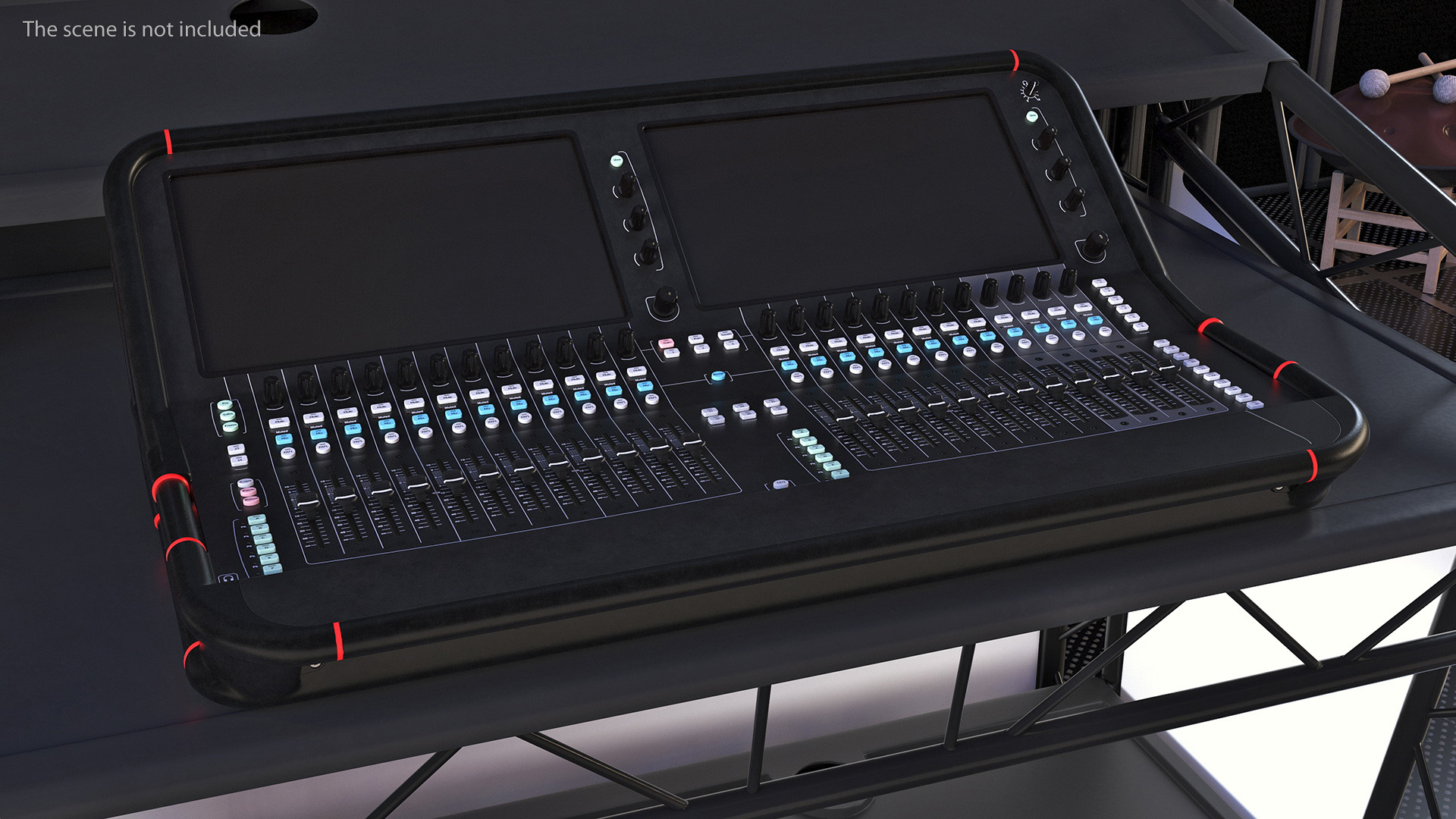 Professional DJ Console Digital Mixer 3D