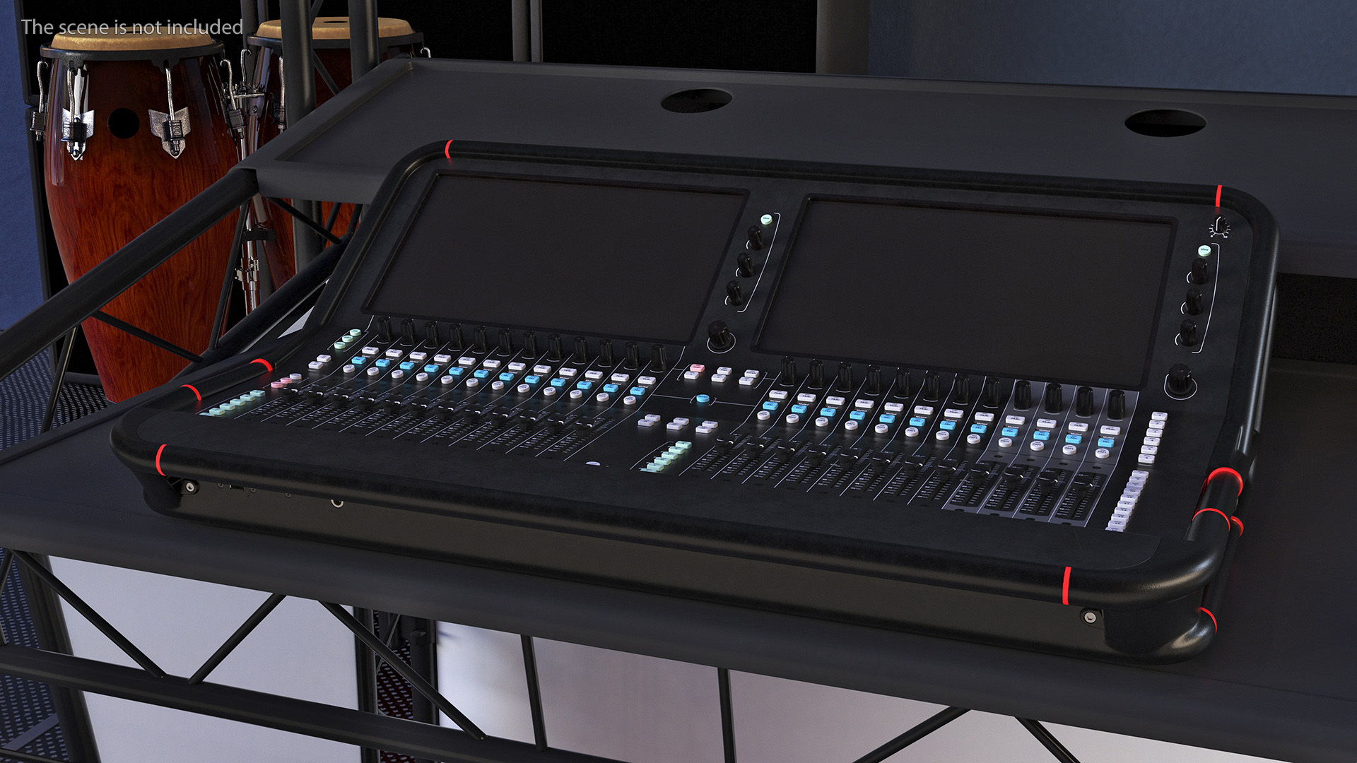Professional DJ Console Digital Mixer 3D