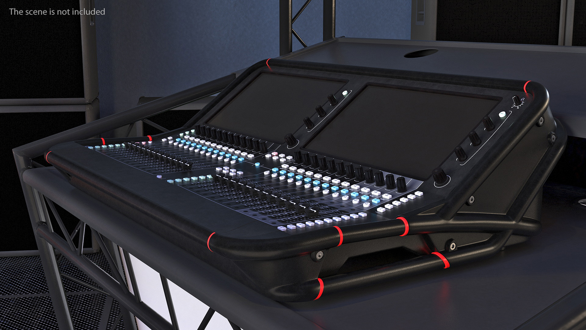 Professional DJ Console Digital Mixer 3D