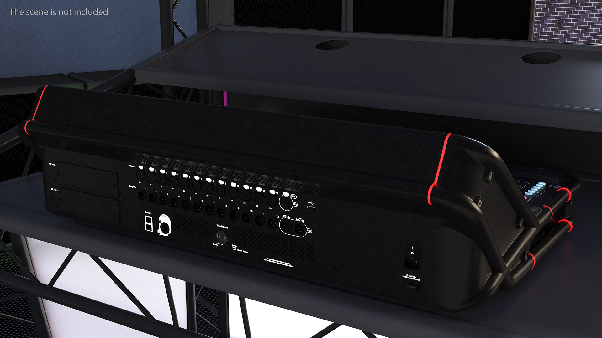 Professional DJ Console Digital Mixer 3D