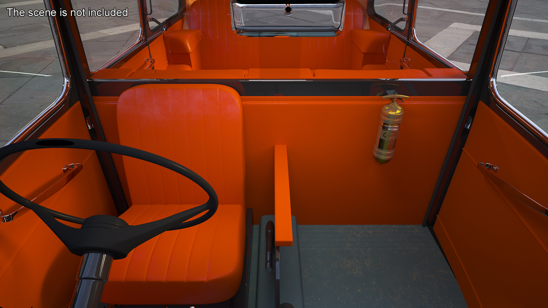 Vintage London Taxi Cab FX4 Rigged 3D model