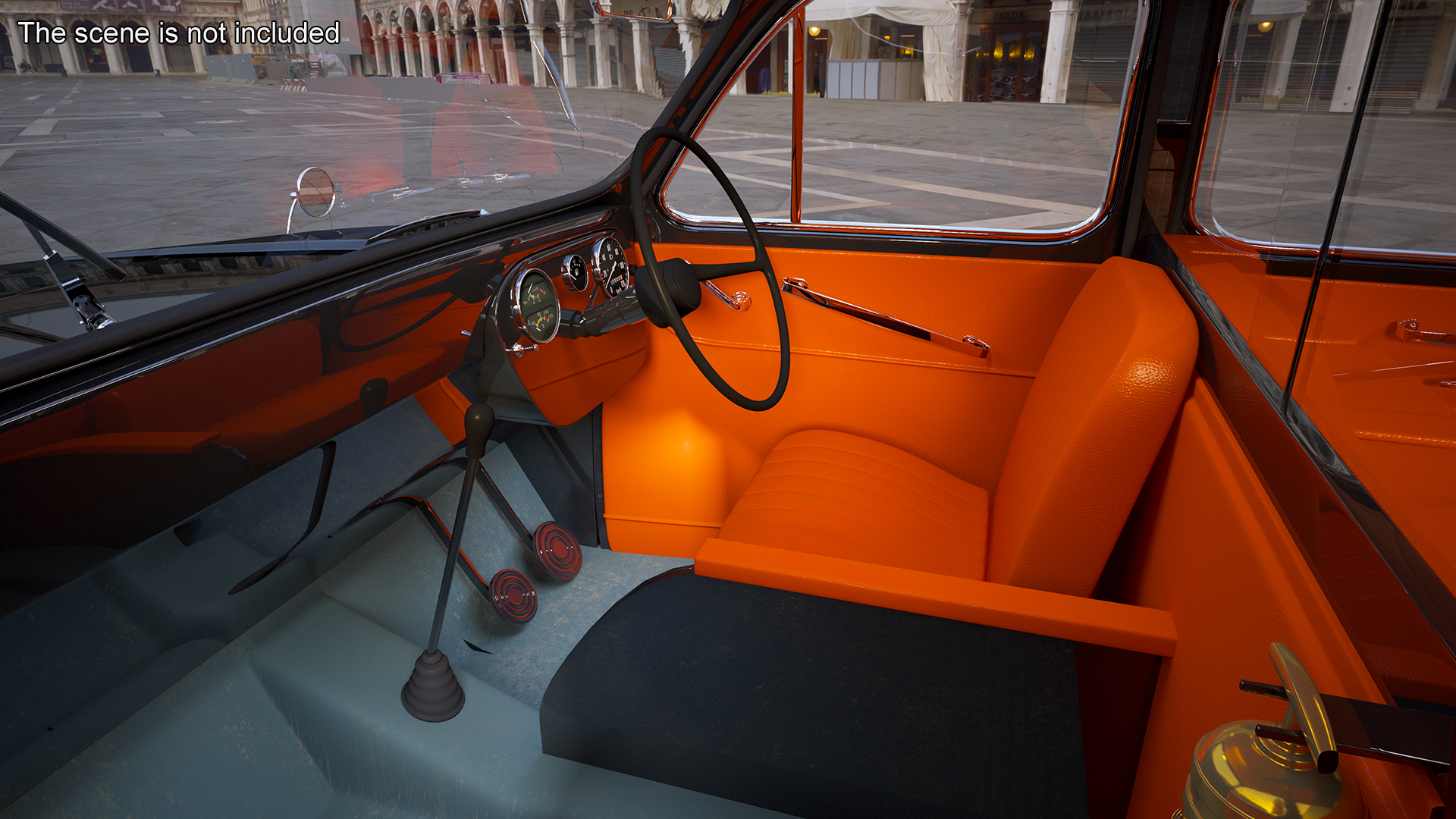 Vintage London Taxi Cab FX4 Rigged 3D model