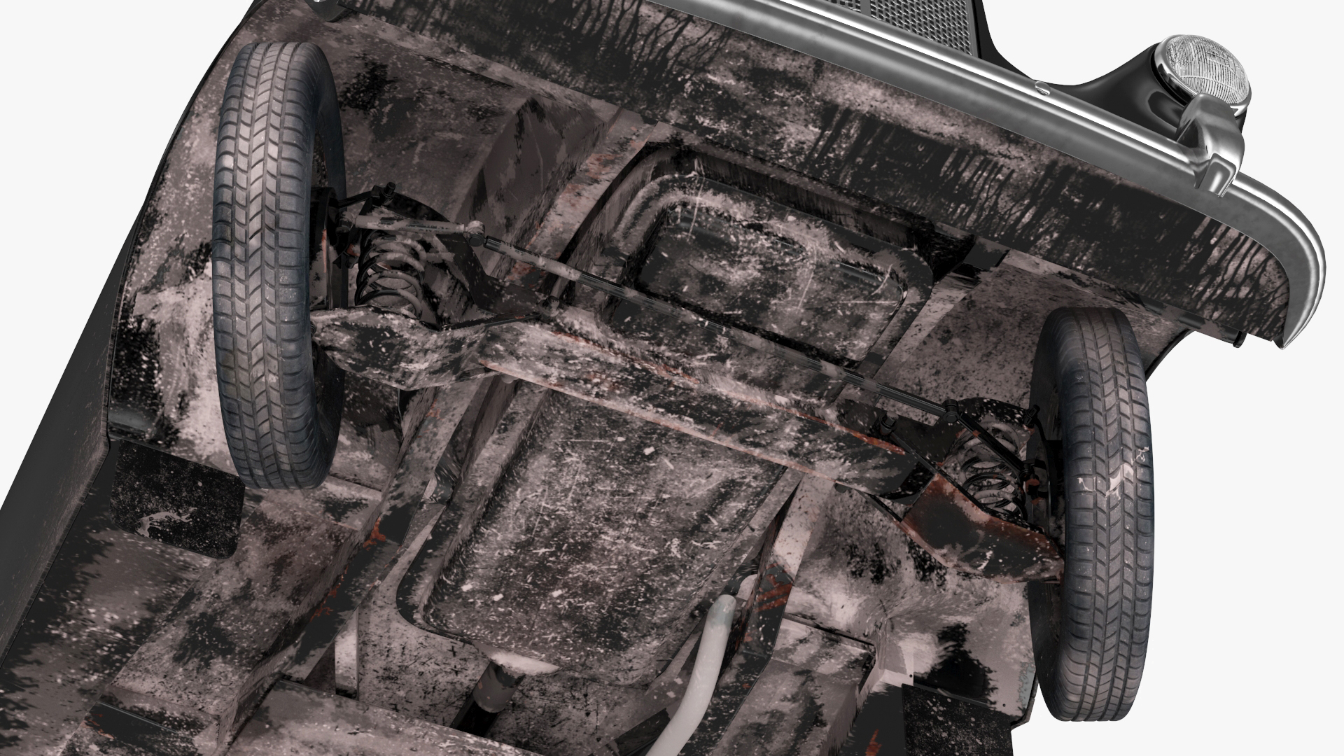 Vintage London Taxi Cab FX4 Rigged 3D model