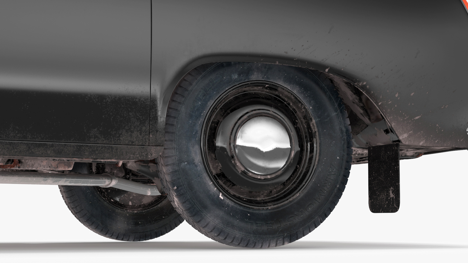 Vintage London Taxi Cab FX4 Rigged 3D model
