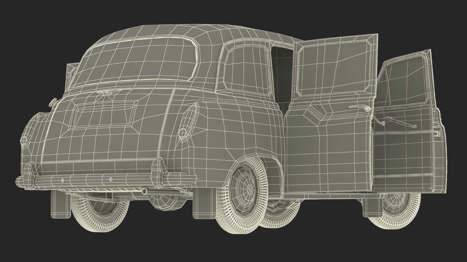 Vintage London Taxi Cab FX4 Rigged 3D model