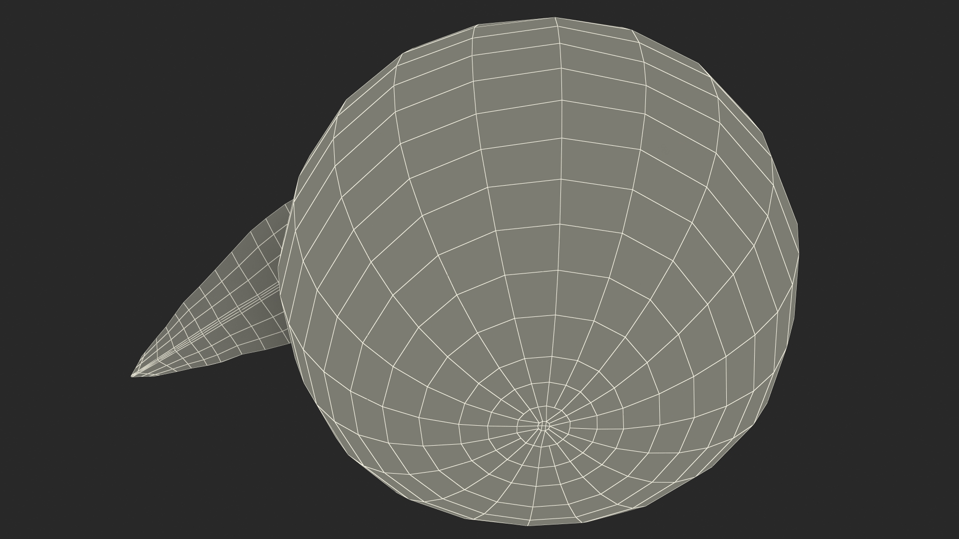 3D Mandarin with Leaf model