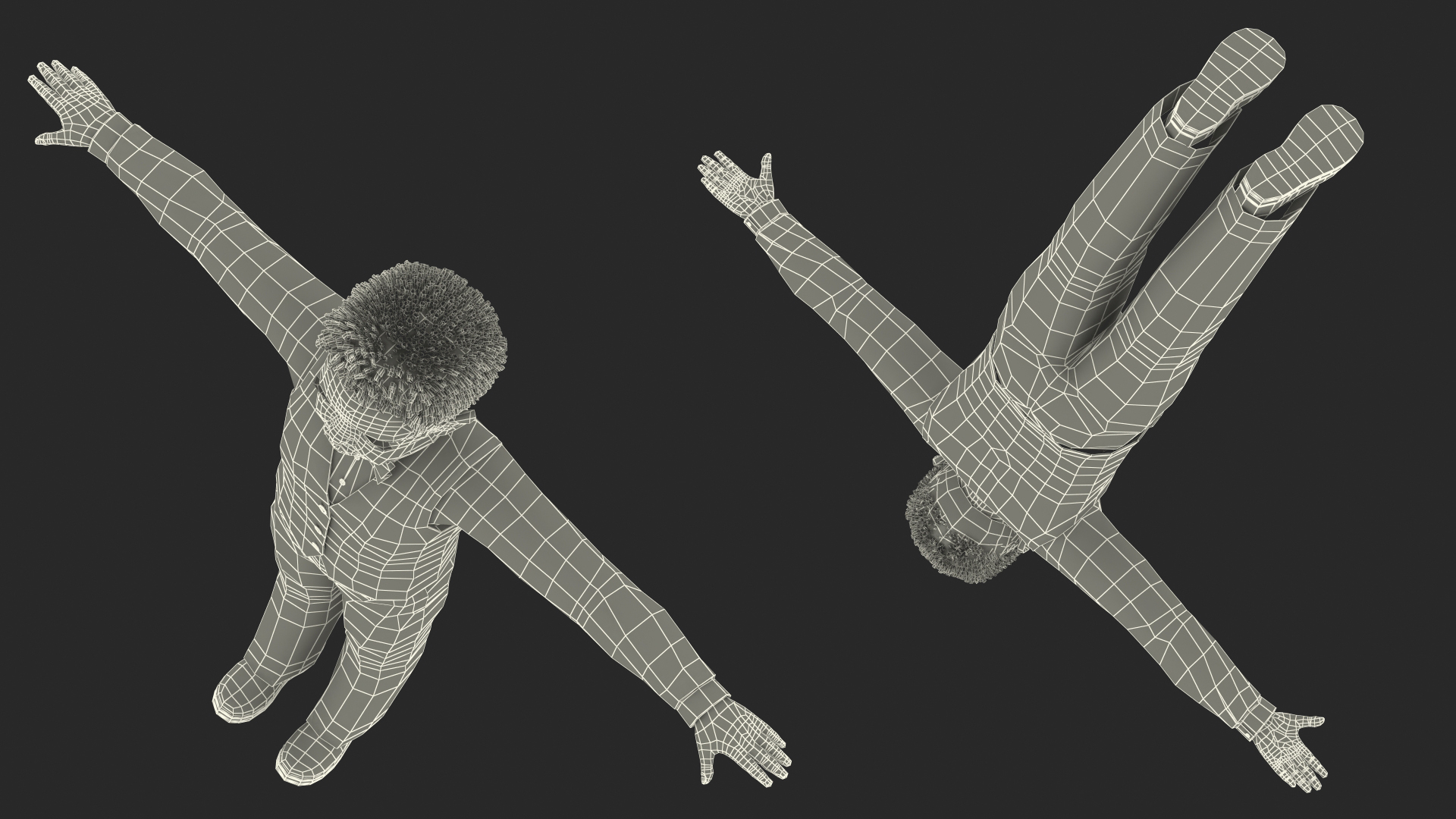 3D Black Child Boy Party Style Rigged for Maya model