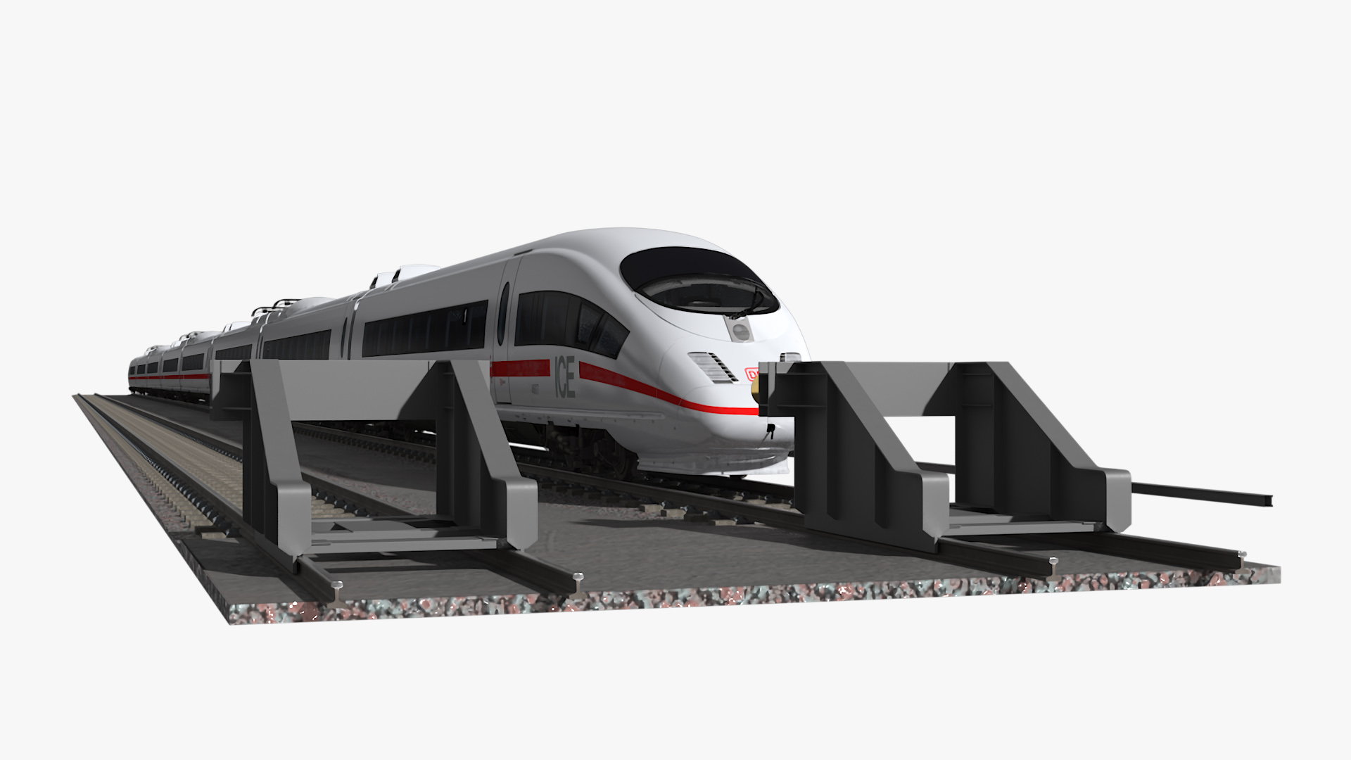 Train Platform 3D model