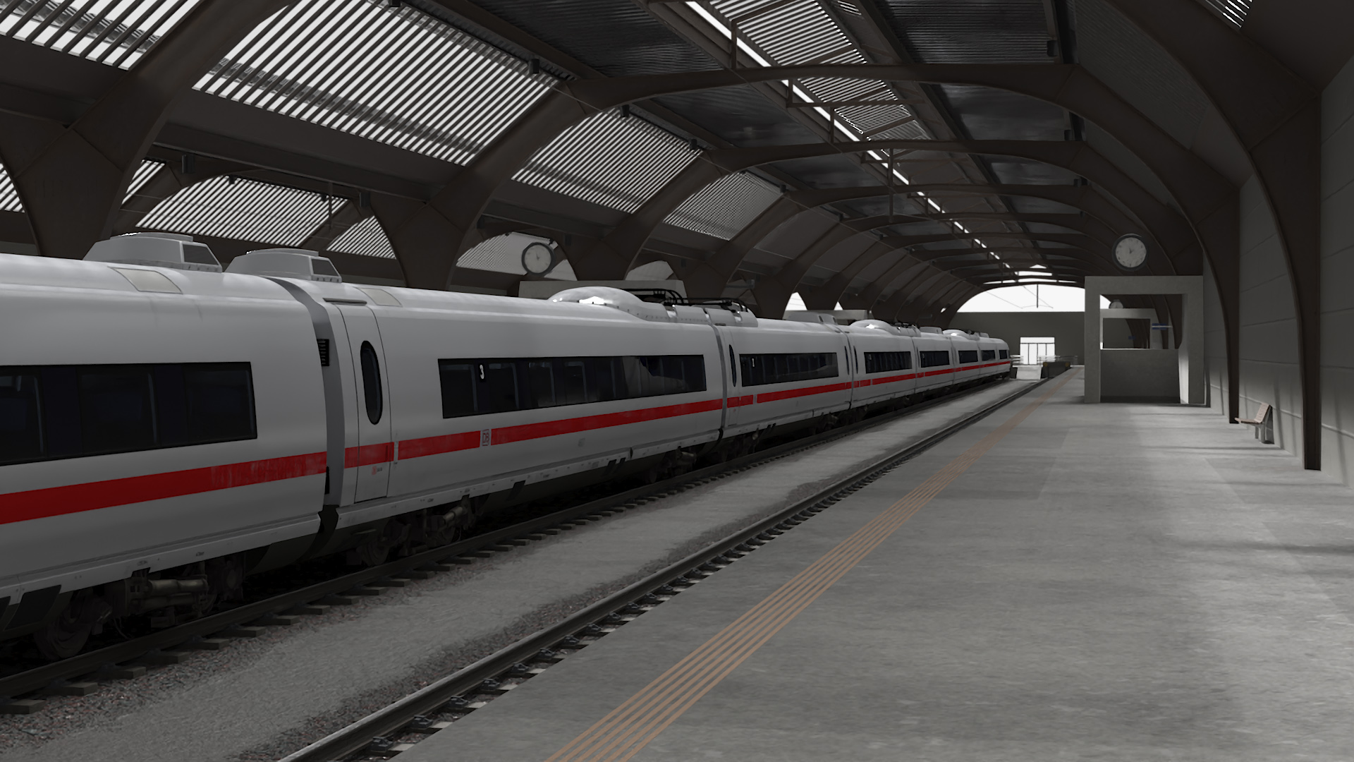 Train Platform 3D model